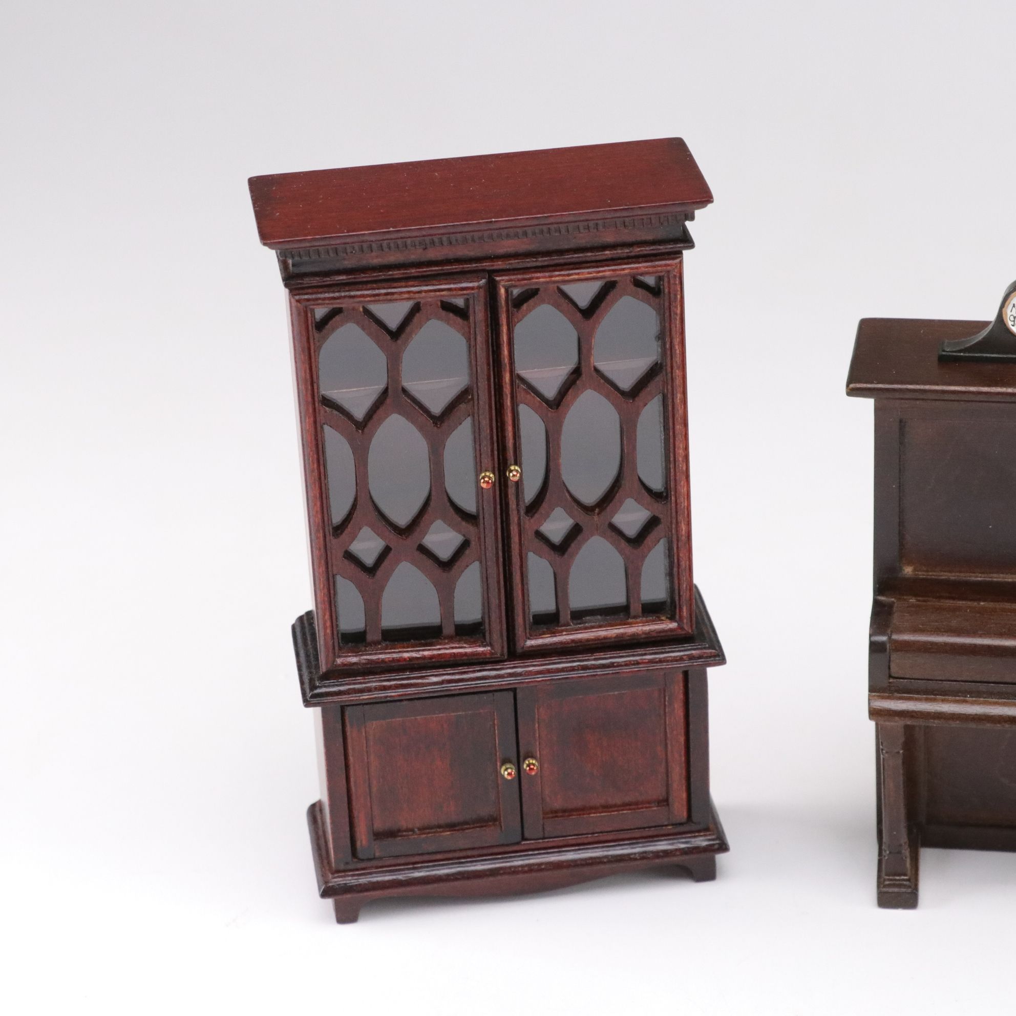 Miniature Doll House Christmas Living Room Furniture Set