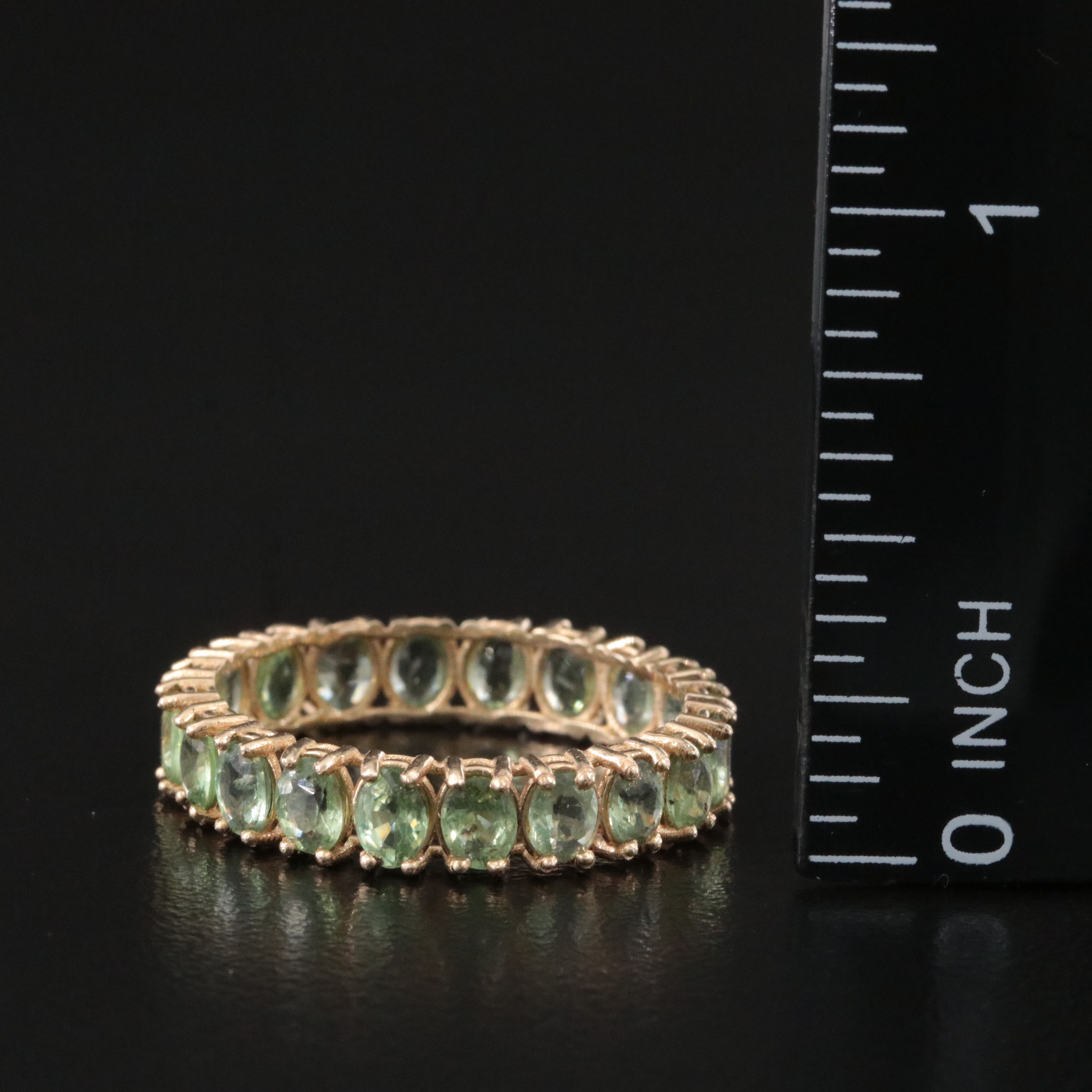 14K Sapphire Eternity Band