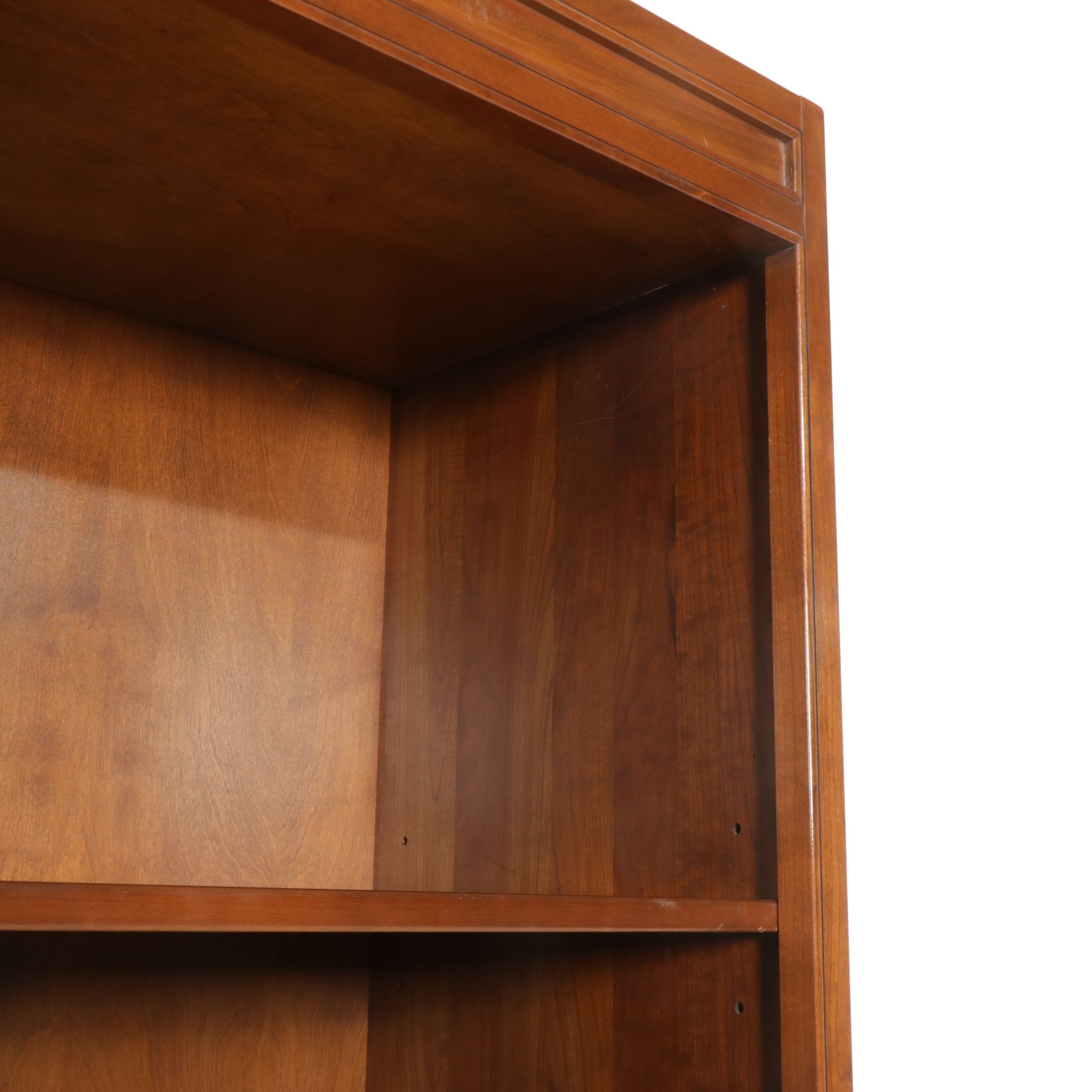 Ethan Allen Cherry Drawer Base and Shelf Unit, Late 20th Century