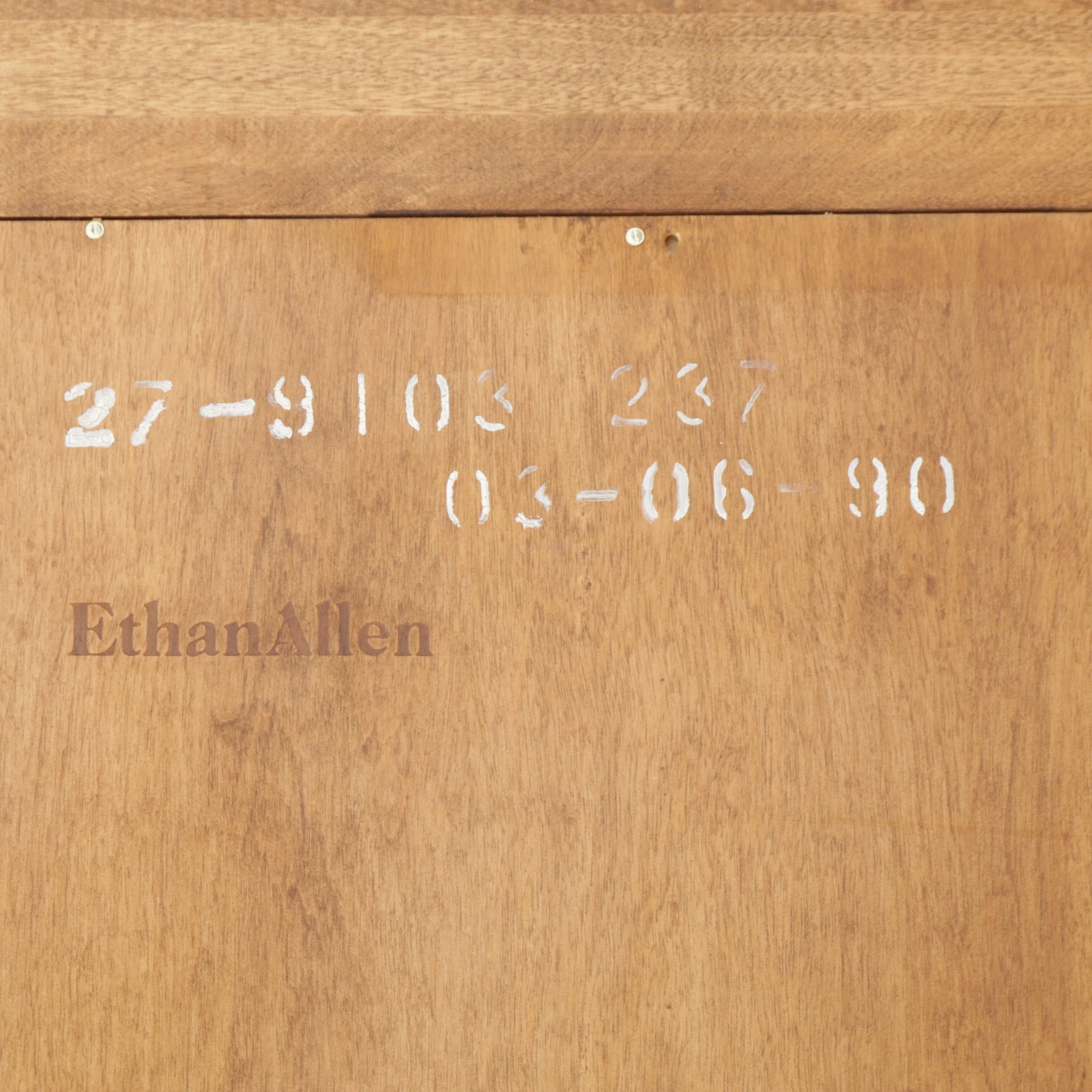 Ethan Allen Cherry Drawer Base and Shelf Unit, Late 20th Century