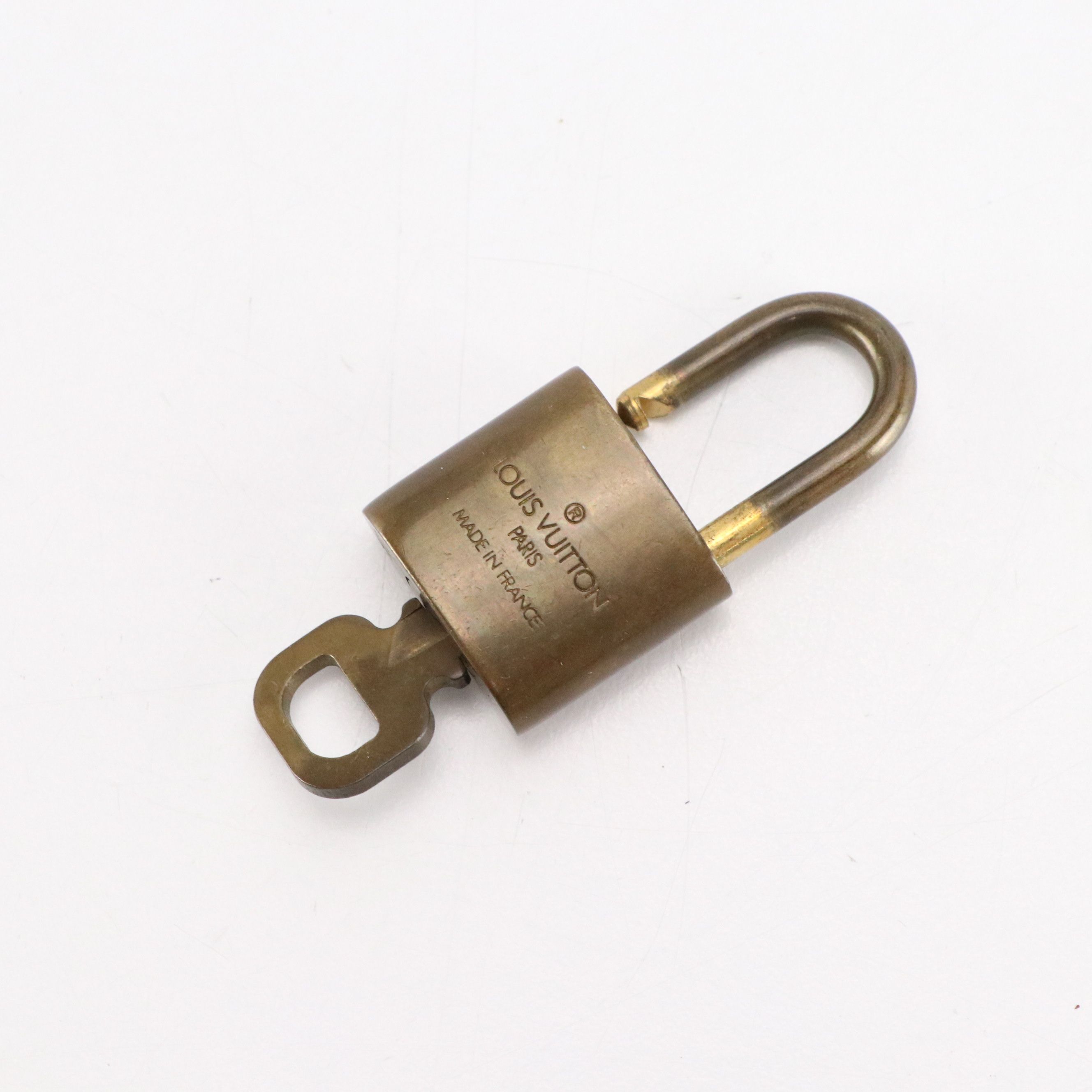 Louis Vuitton Brass Padlock and Key