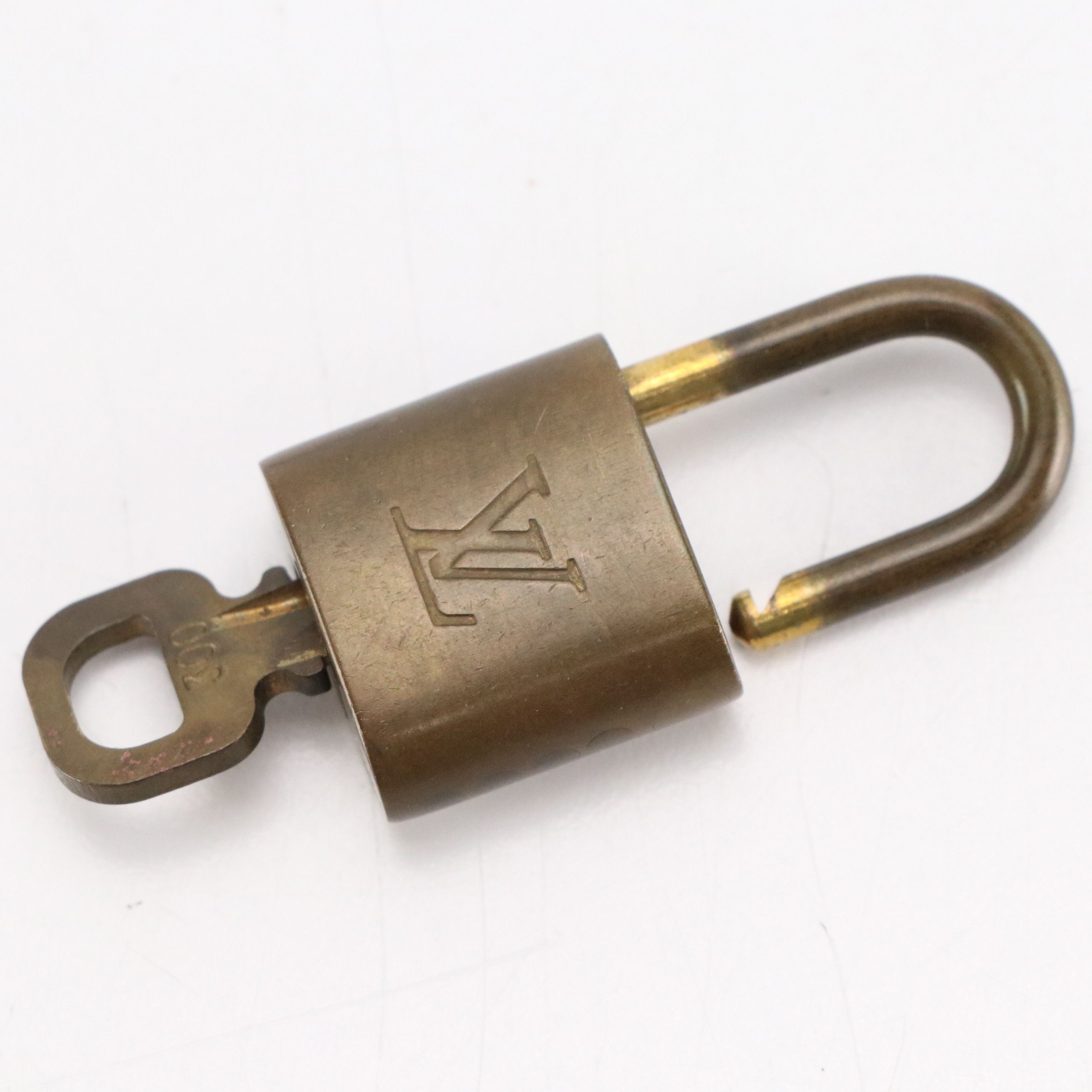 Louis Vuitton Brass Padlock and Key