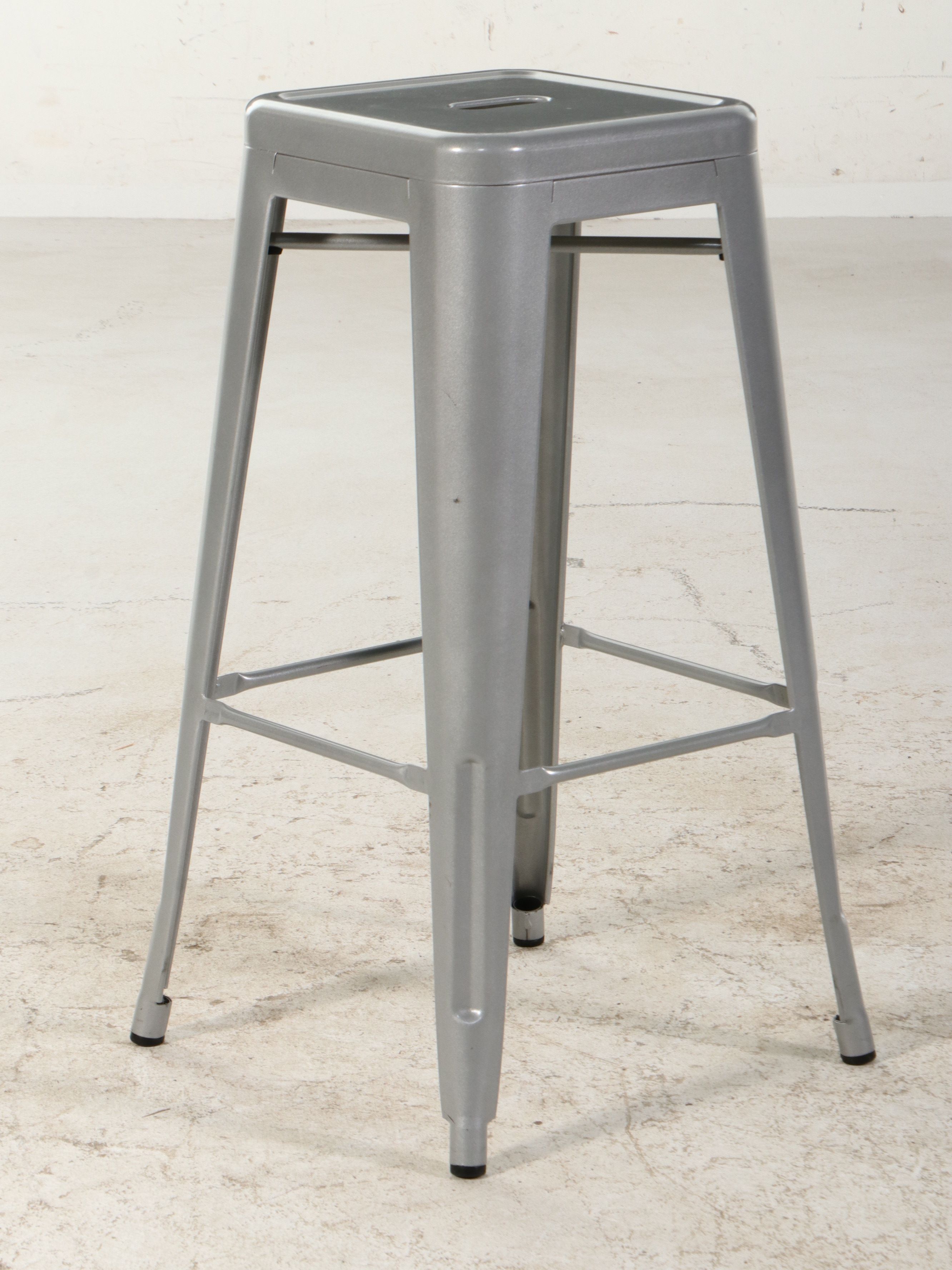 Set of Four Tabouret Industrial Barstools, 21st Century
