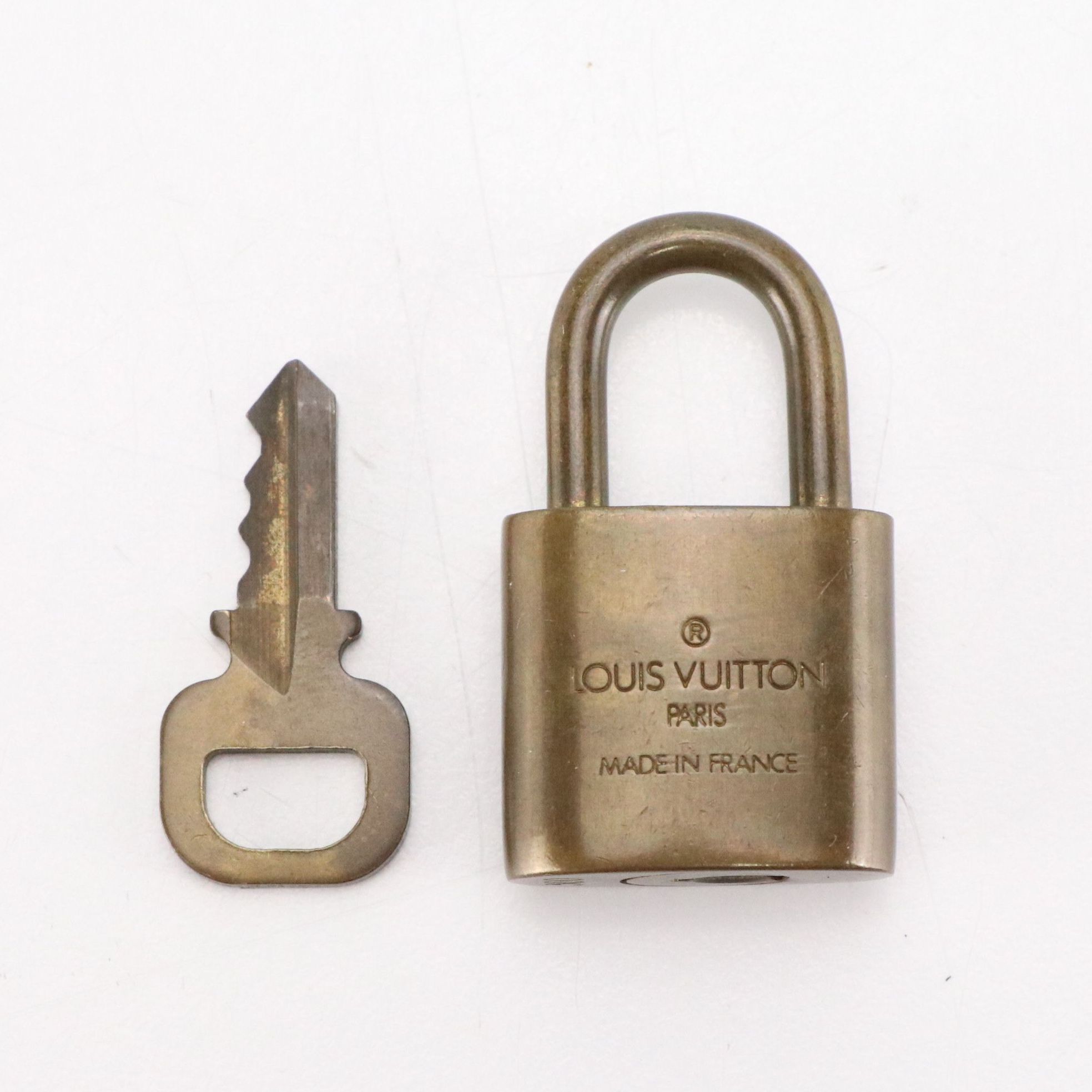Louis Vuitton Brass Padlock and Key