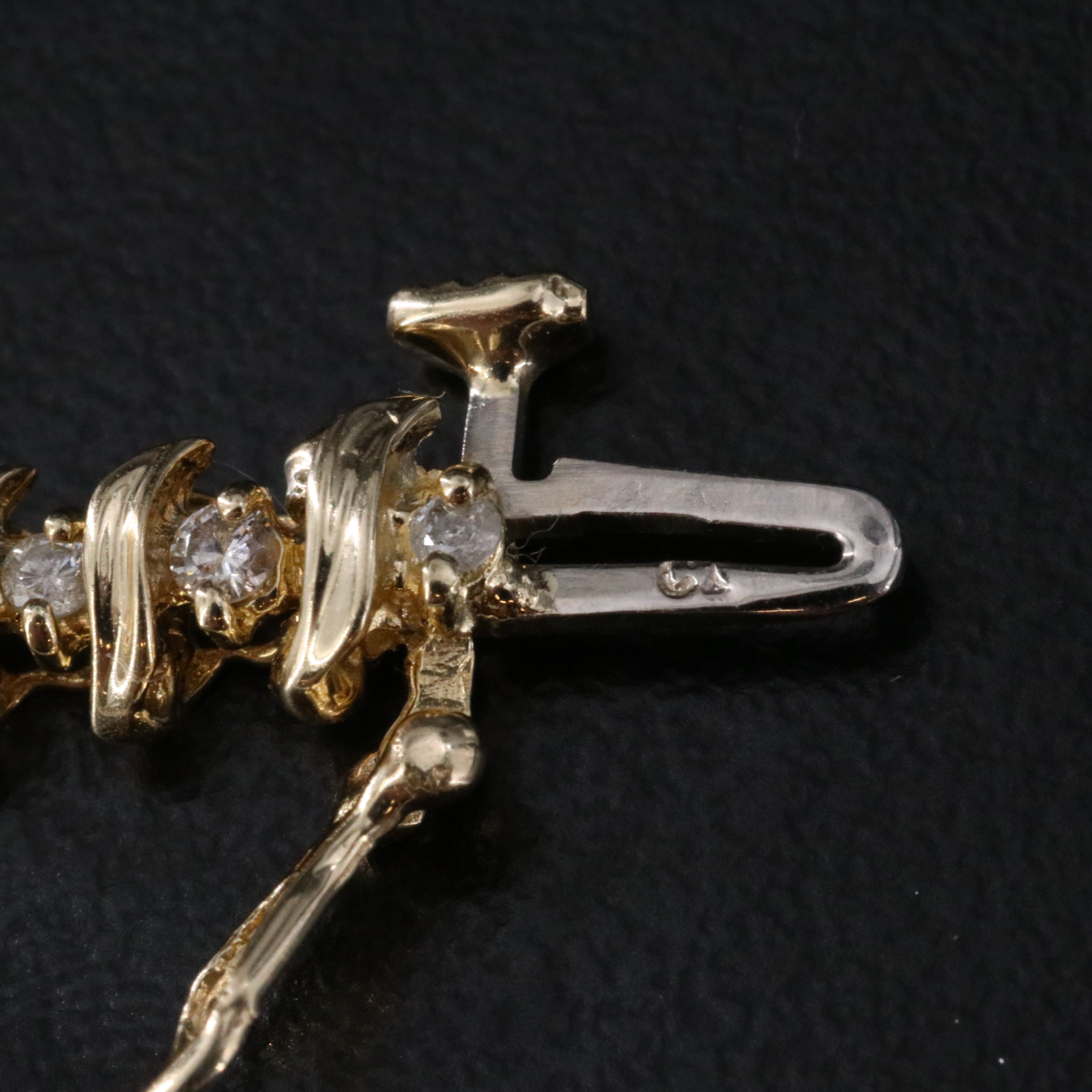 14K 1.08 CTW Diamond S-Link Bracelet