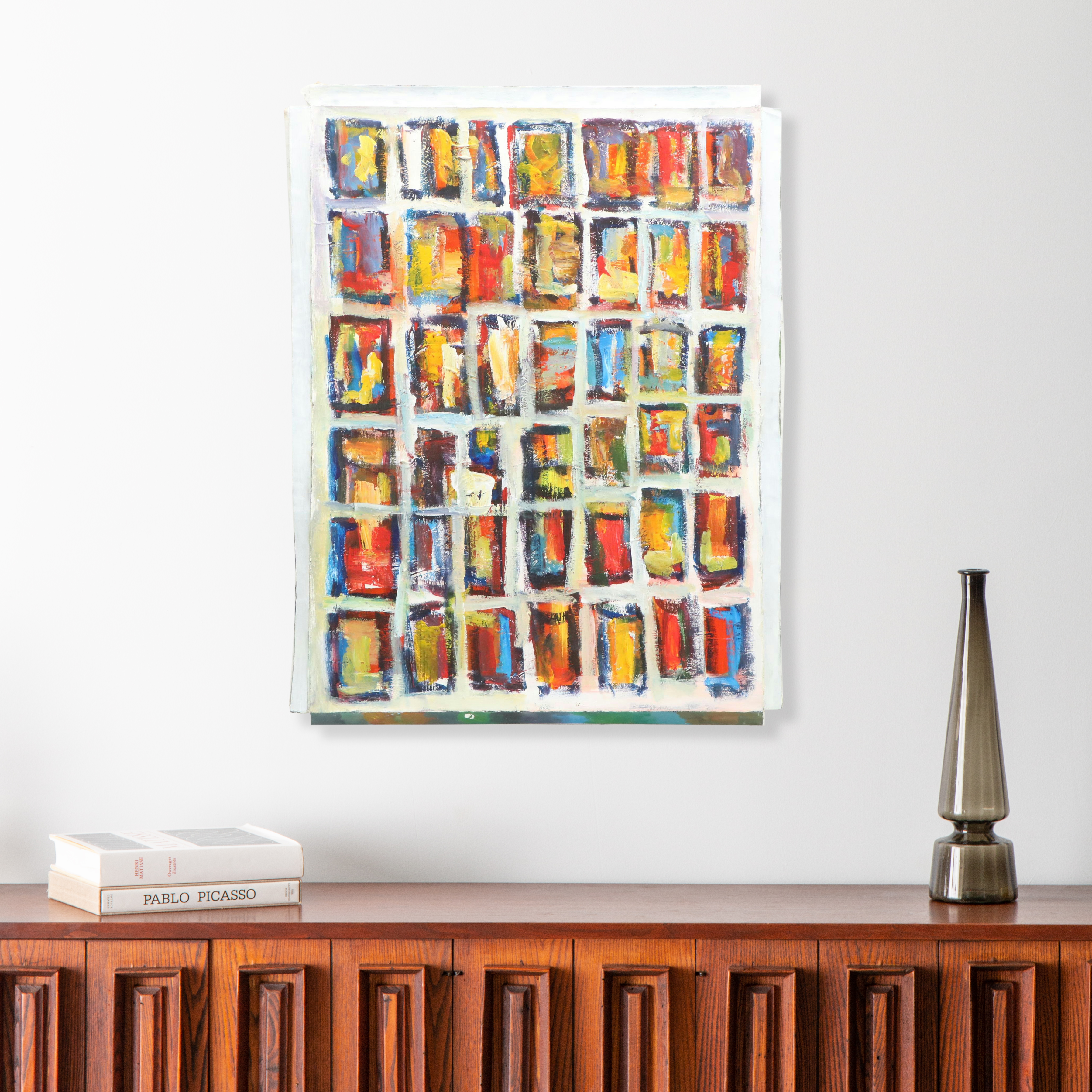 Leif Janek Acrylic Painting "Abstract #4," 2026