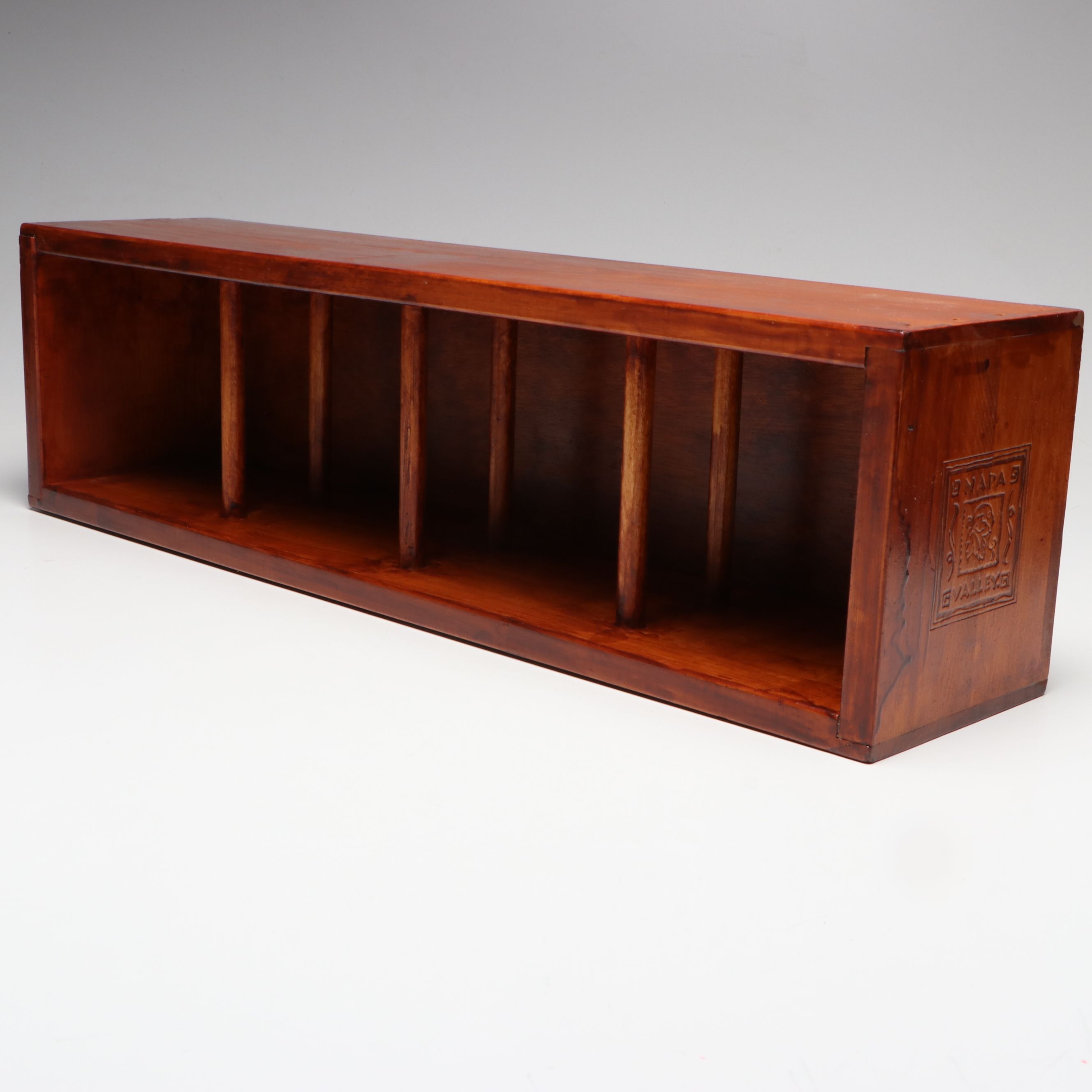 The Libra Company Desk Organizer with Napa Valley Wine Bottle Holder