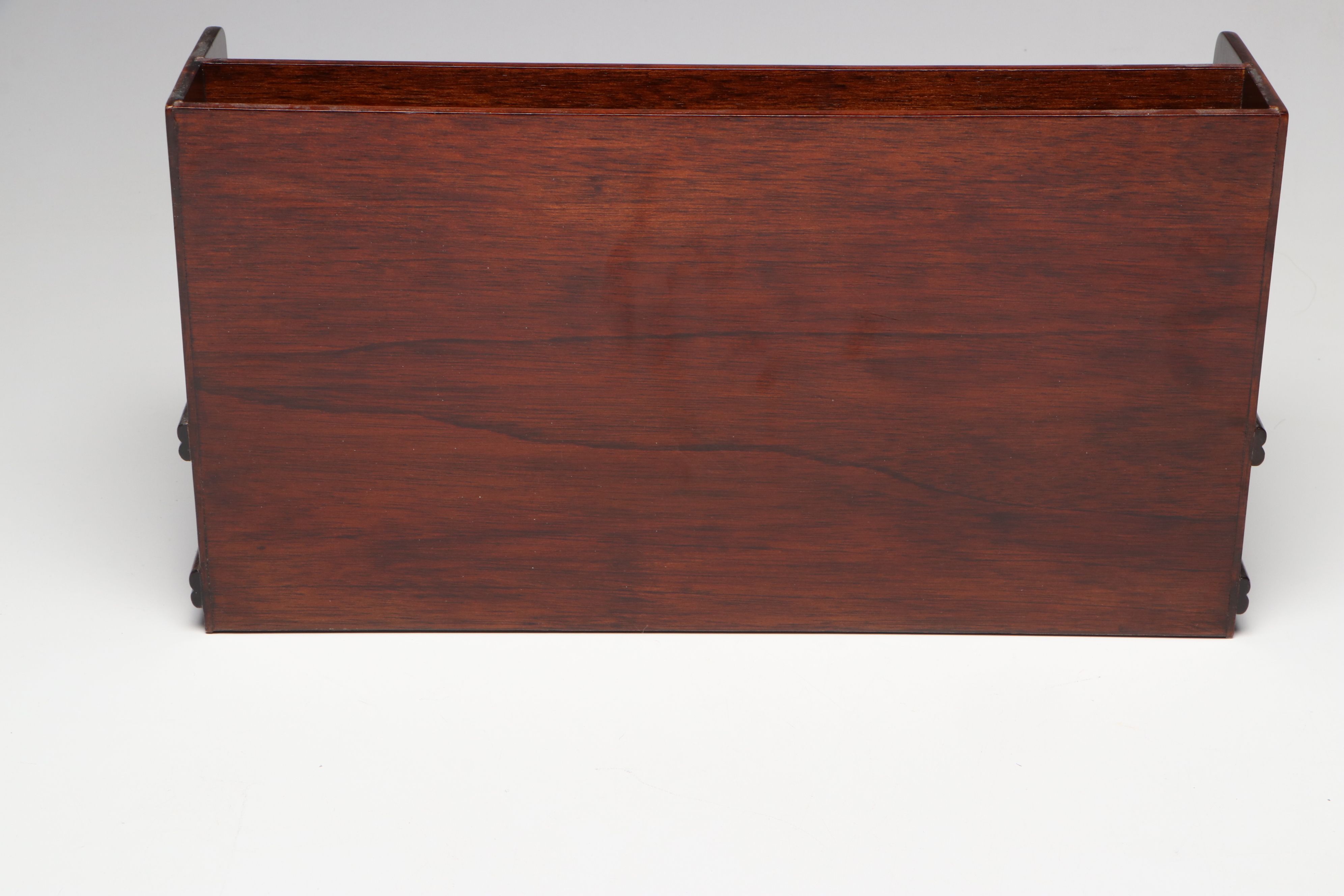 The Libra Company Desk Organizer with Napa Valley Wine Bottle Holder