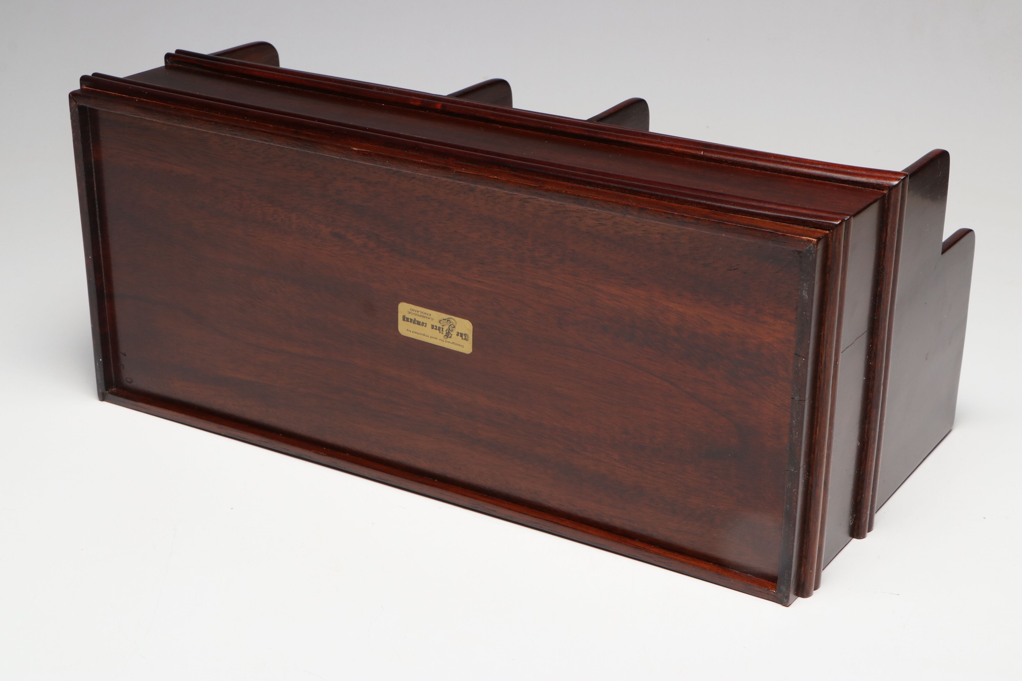 The Libra Company Desk Organizer with Napa Valley Wine Bottle Holder