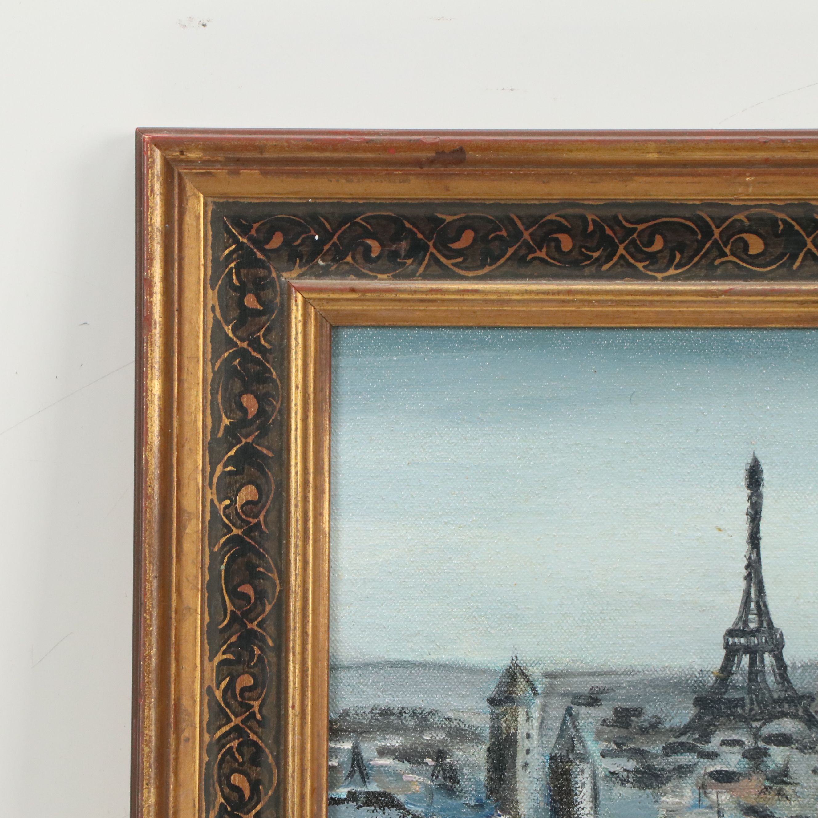 John Wilson Parisian Cityscape Oil Painting, Late 20th/21st Century