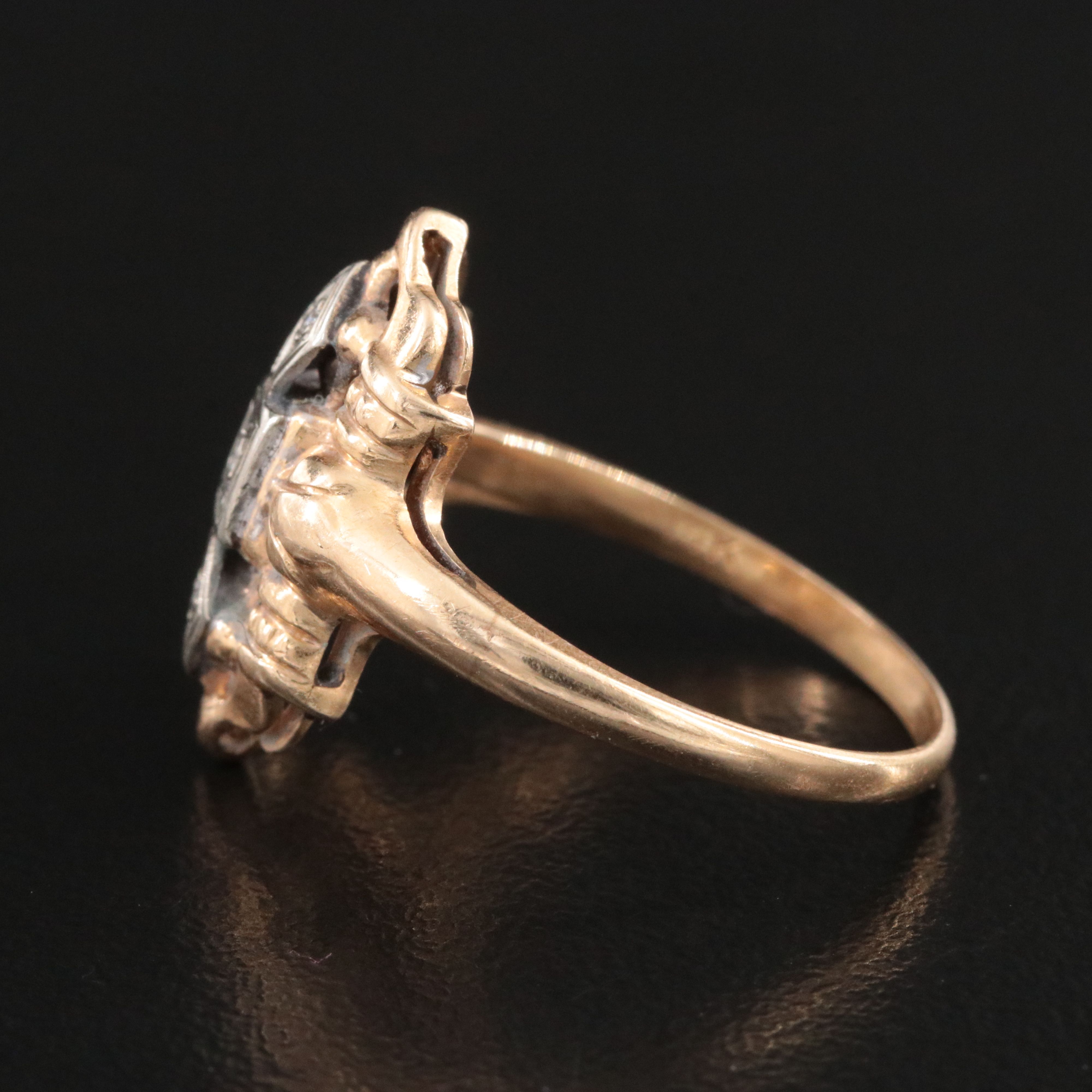 14K Two-Tone 0.02 CTW Diamond Ring