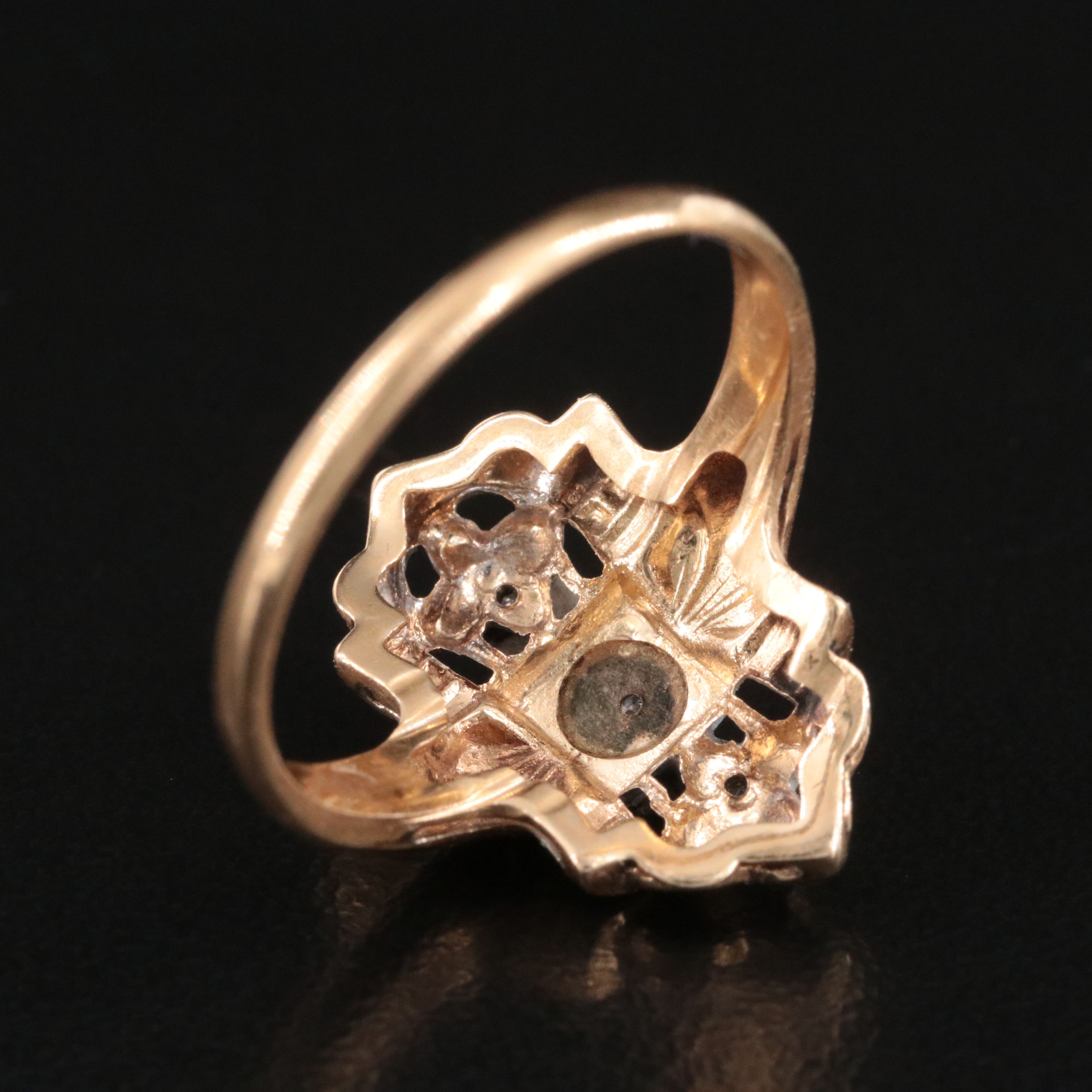 14K Two-Tone 0.02 CTW Diamond Ring