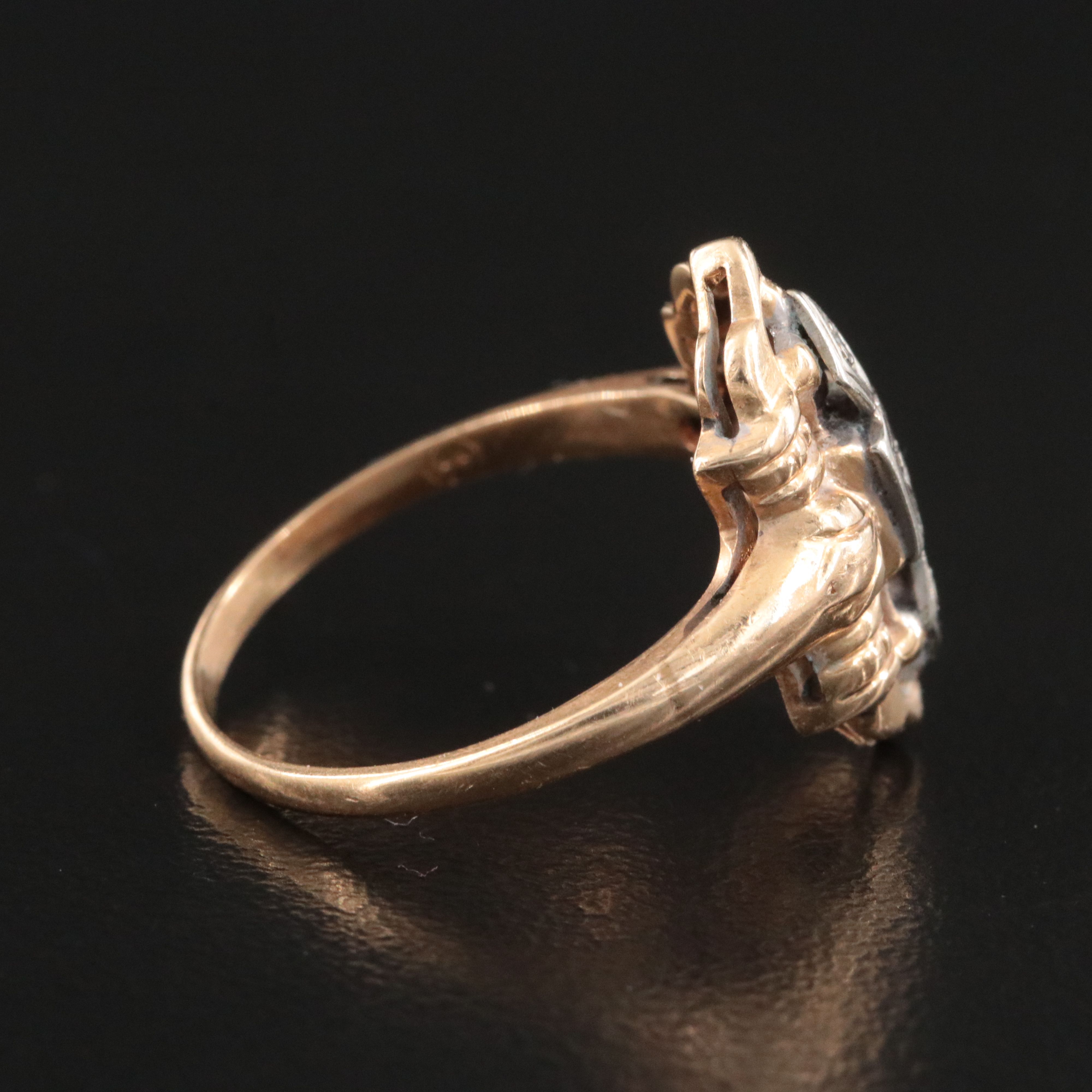 14K Two-Tone 0.02 CTW Diamond Ring