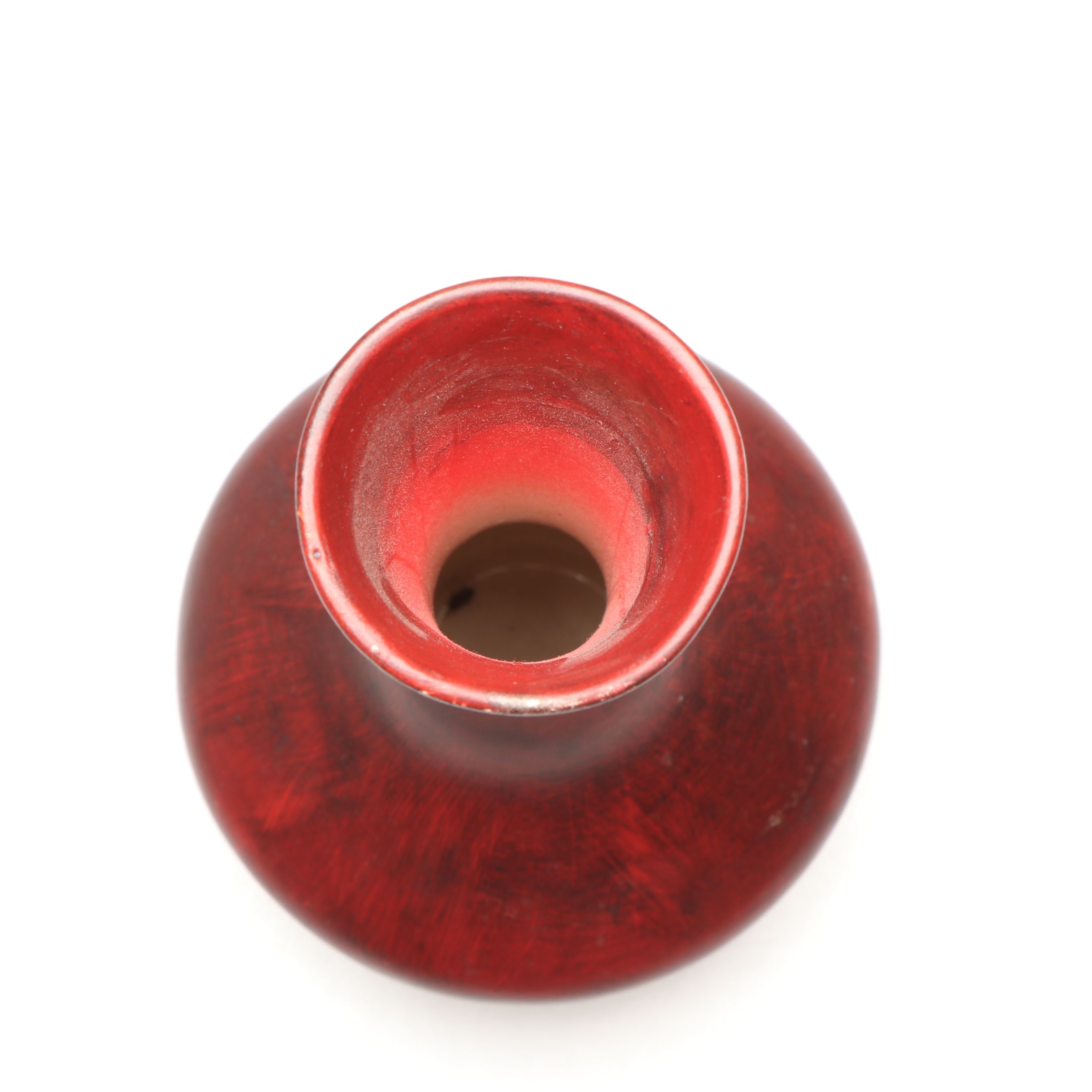 Signed John Dineh Buffalo Sgraffito Vessel and Other Art Pottery Vase