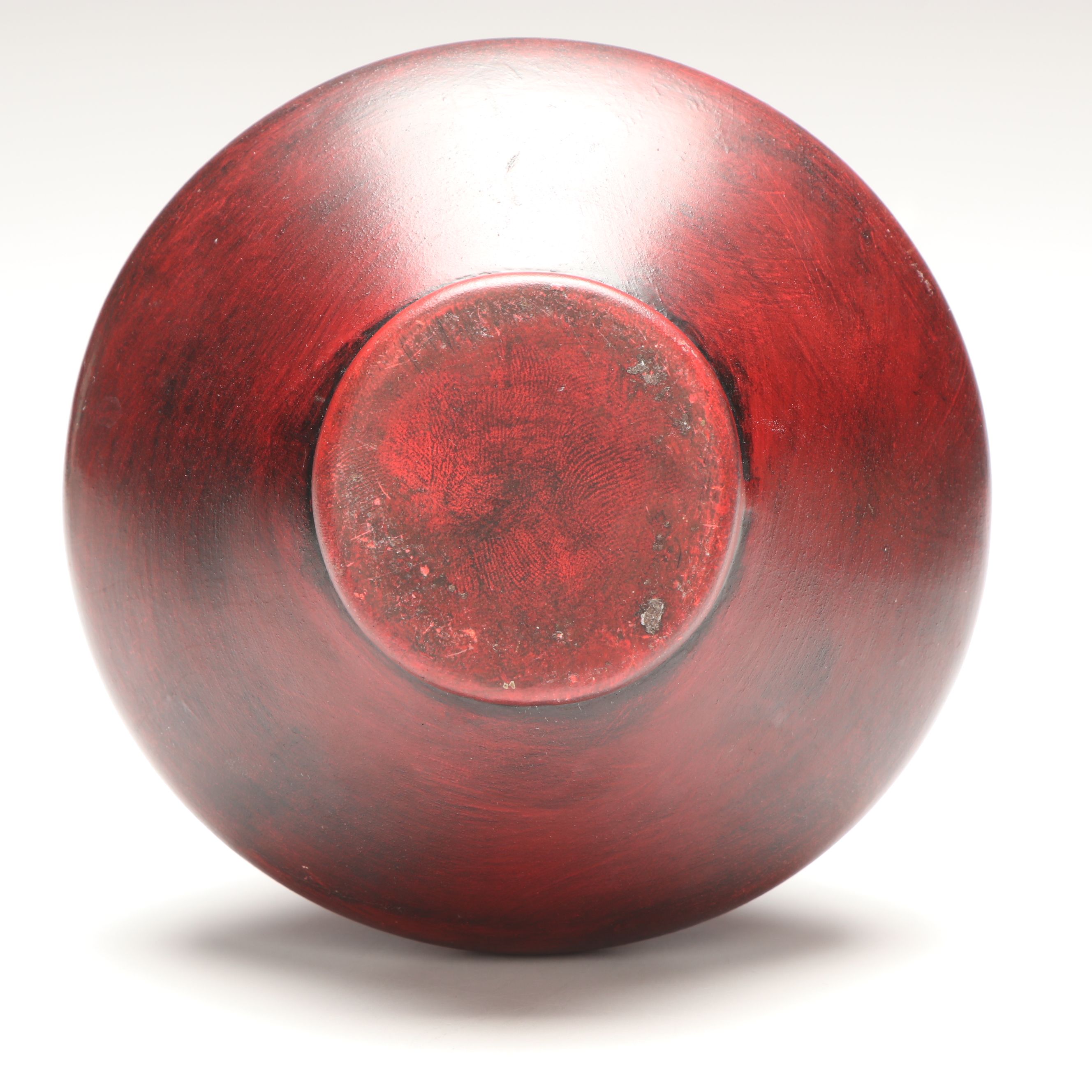 Signed John Dineh Buffalo Sgraffito Vessel and Other Art Pottery Vase