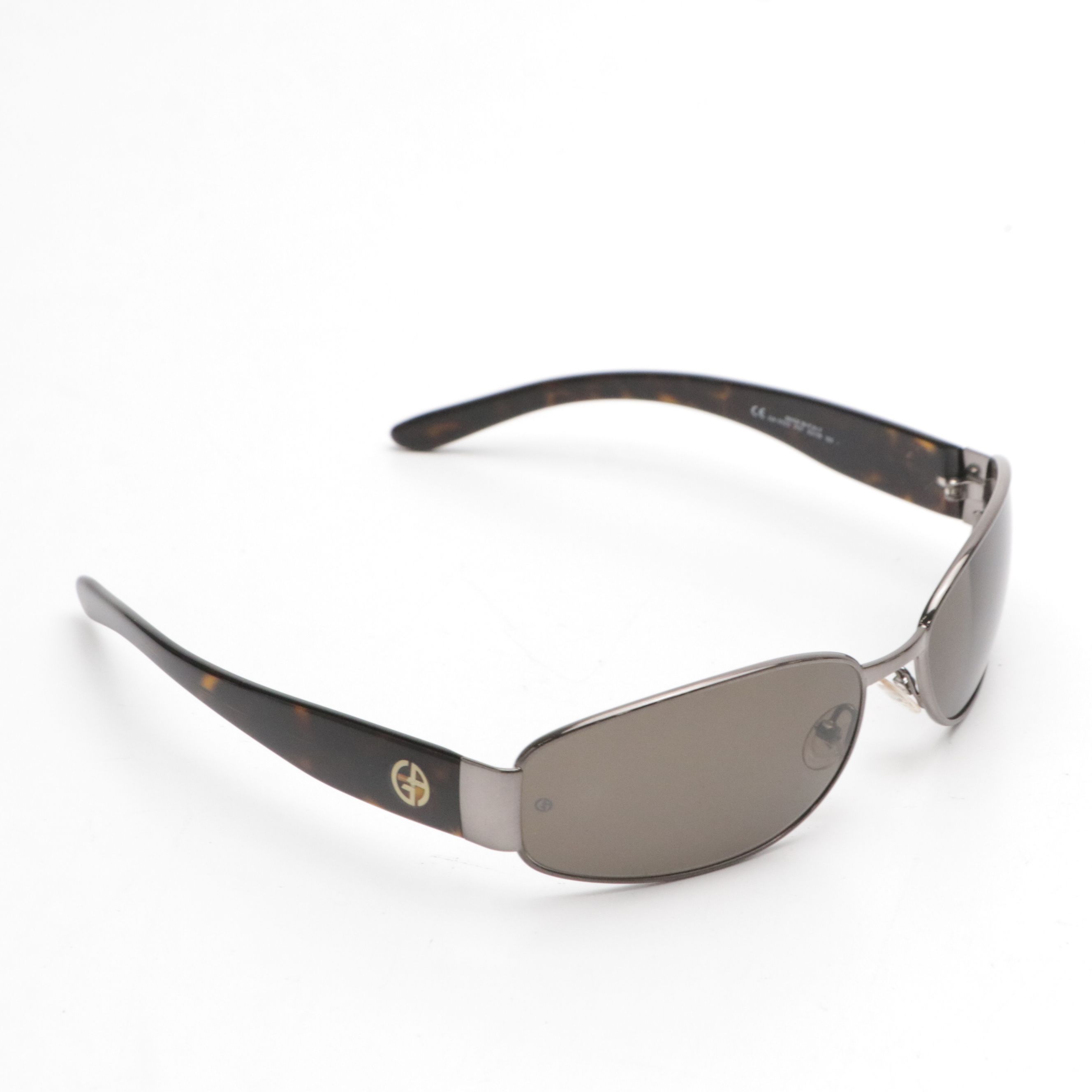 Calvin Klein Oval Sunglasses, Giorgio Armani Wrap Sunglasses, With Cases