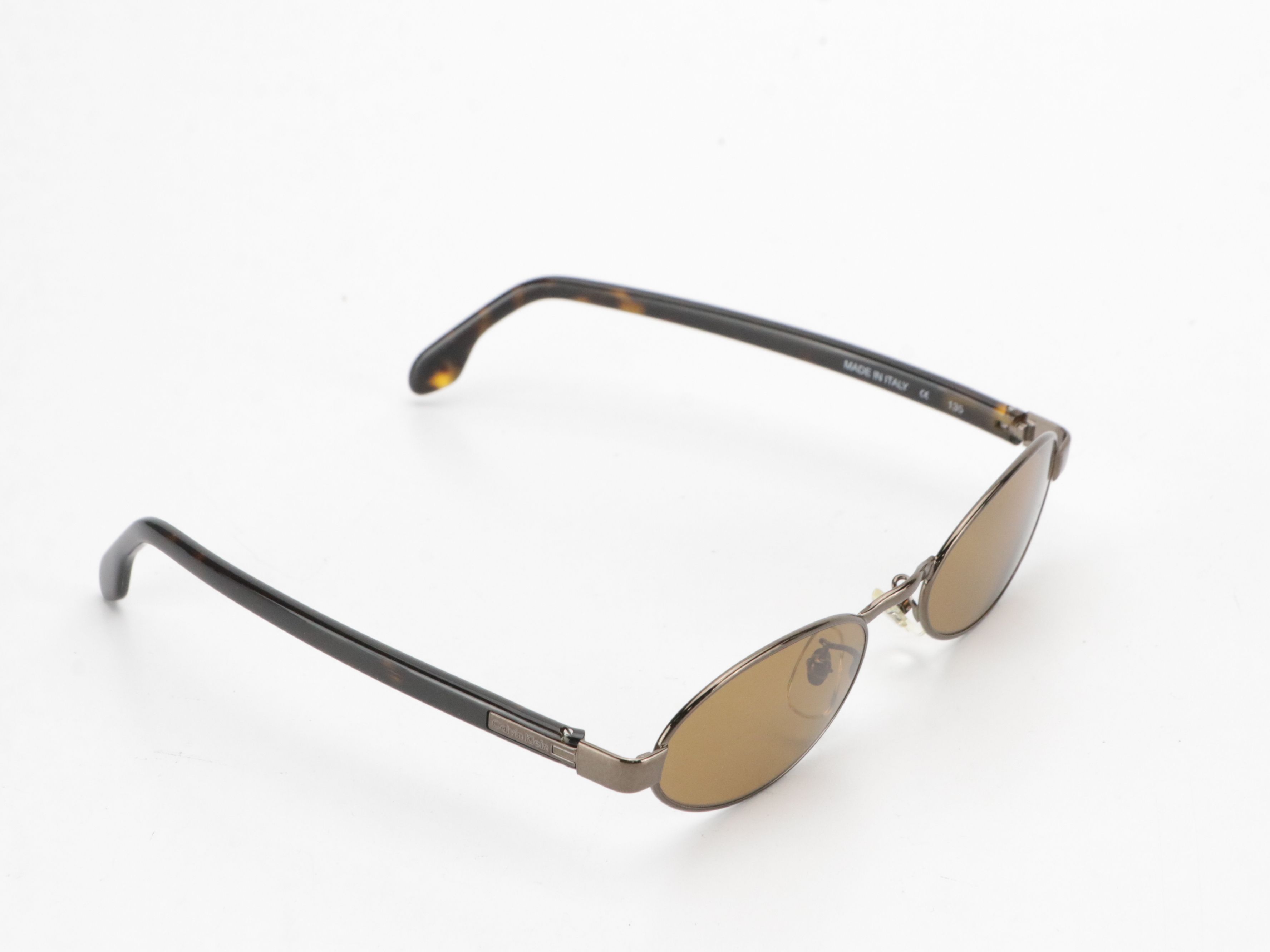 Calvin Klein Oval Sunglasses, Giorgio Armani Wrap Sunglasses, With Cases