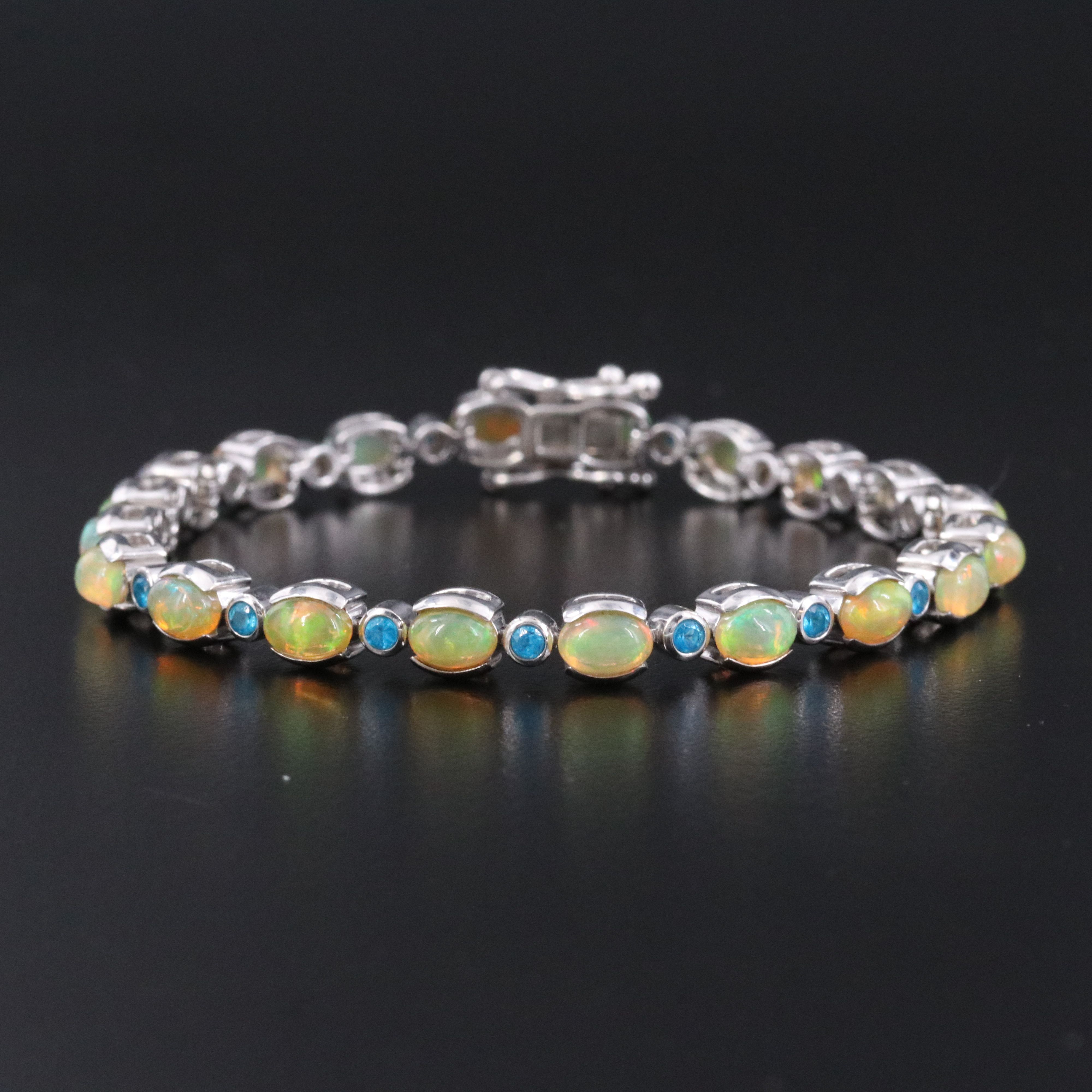 Sterling Opal Bracelet