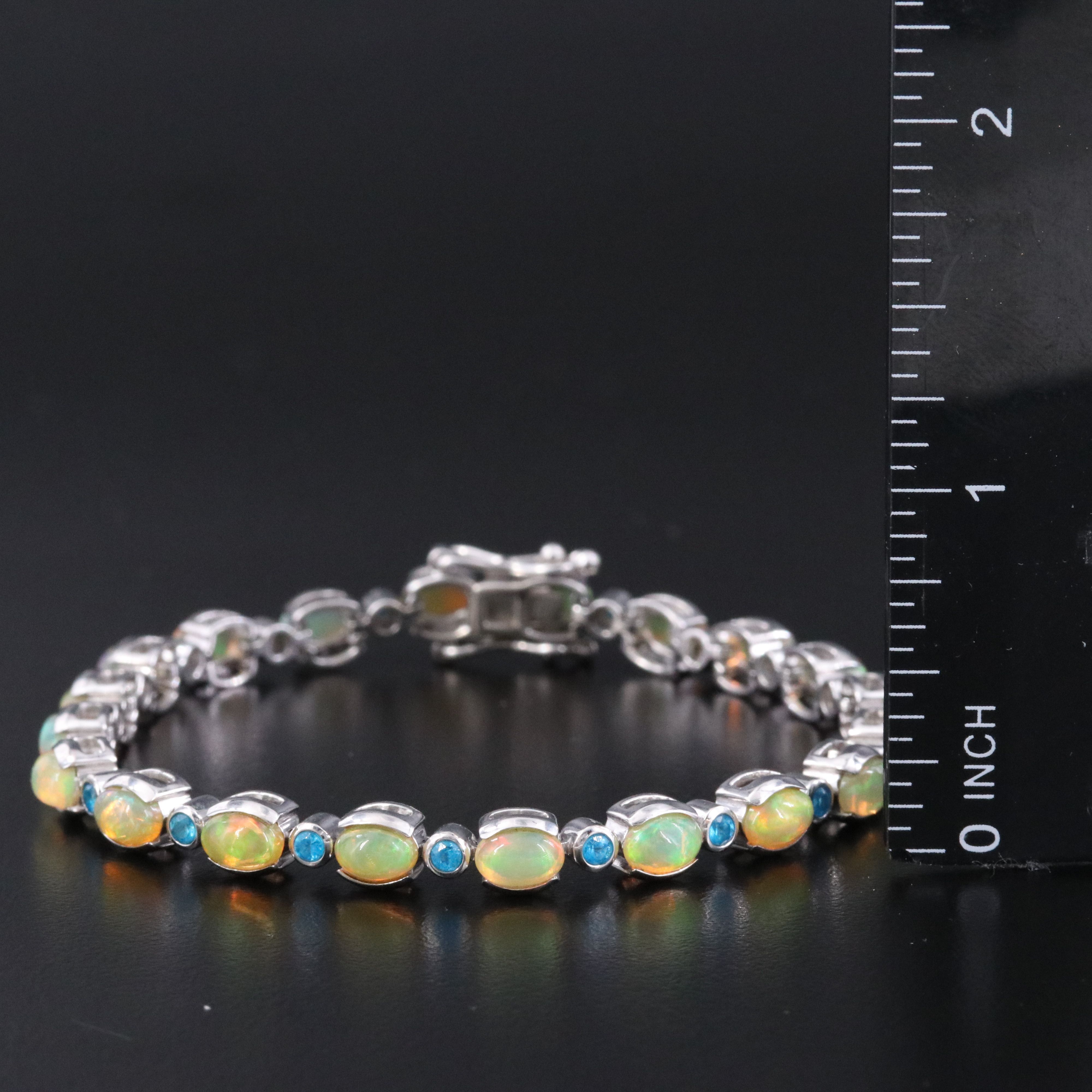 Sterling Opal Bracelet