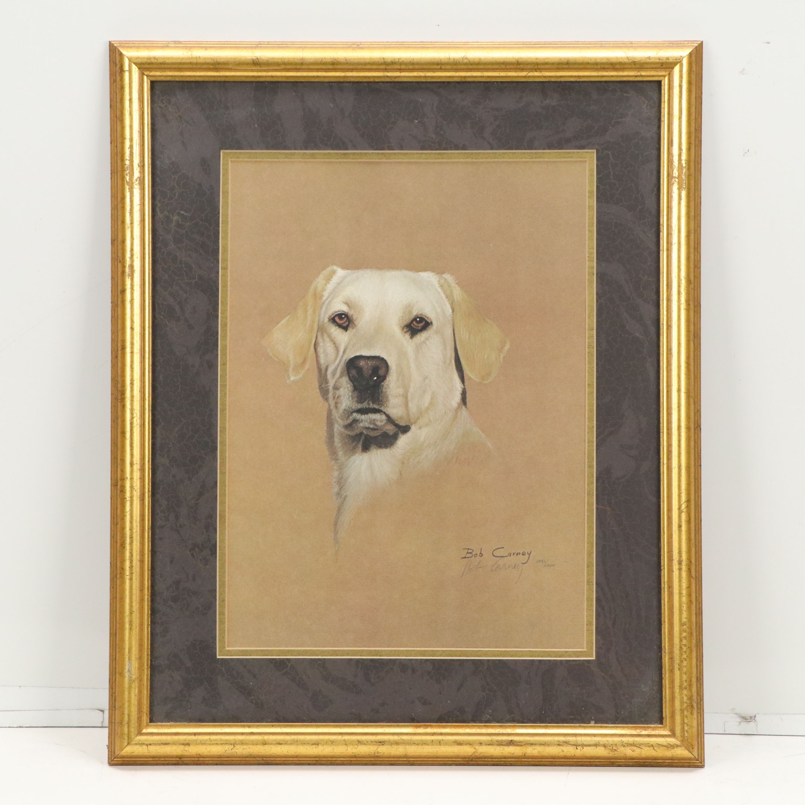 Bob Carney Offset Lithographs of Dog Portraits