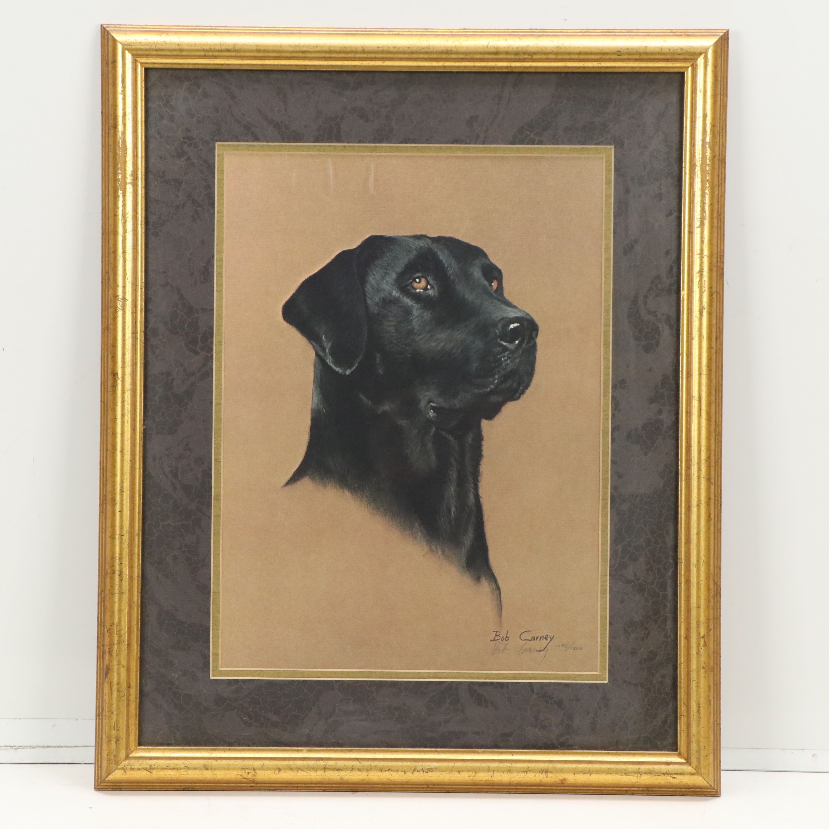 Bob Carney Offset Lithographs of Dog Portraits