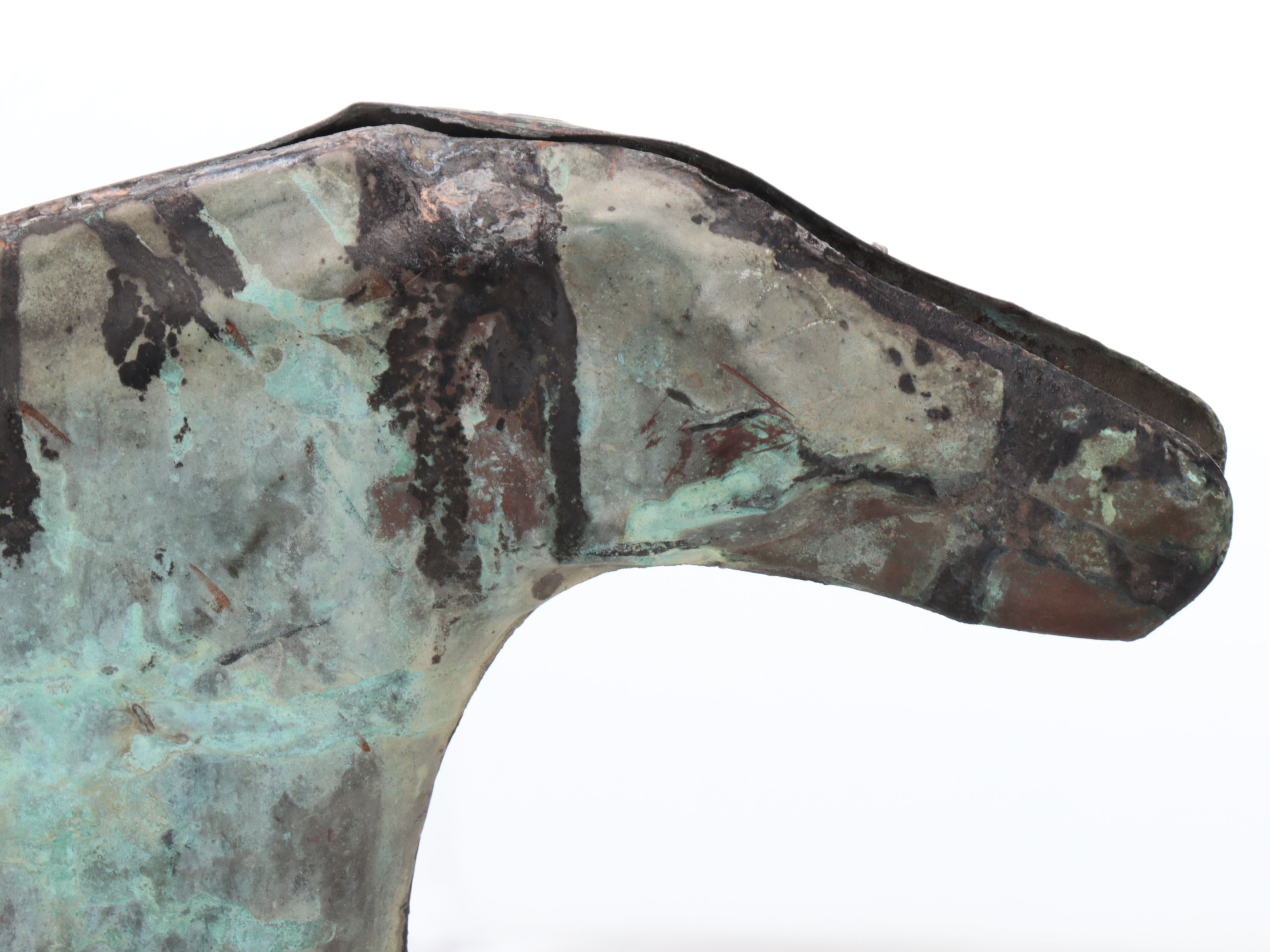 Folk Art Style Horse and Sulky Weathervane