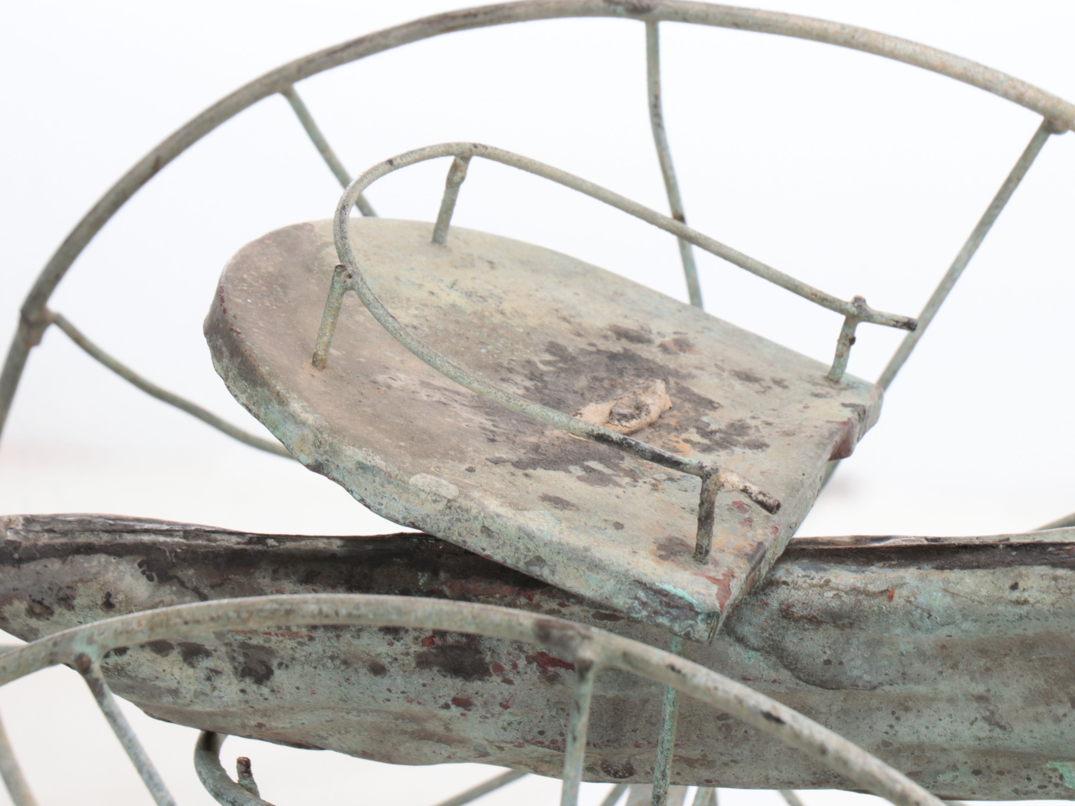 Folk Art Style Horse and Sulky Weathervane