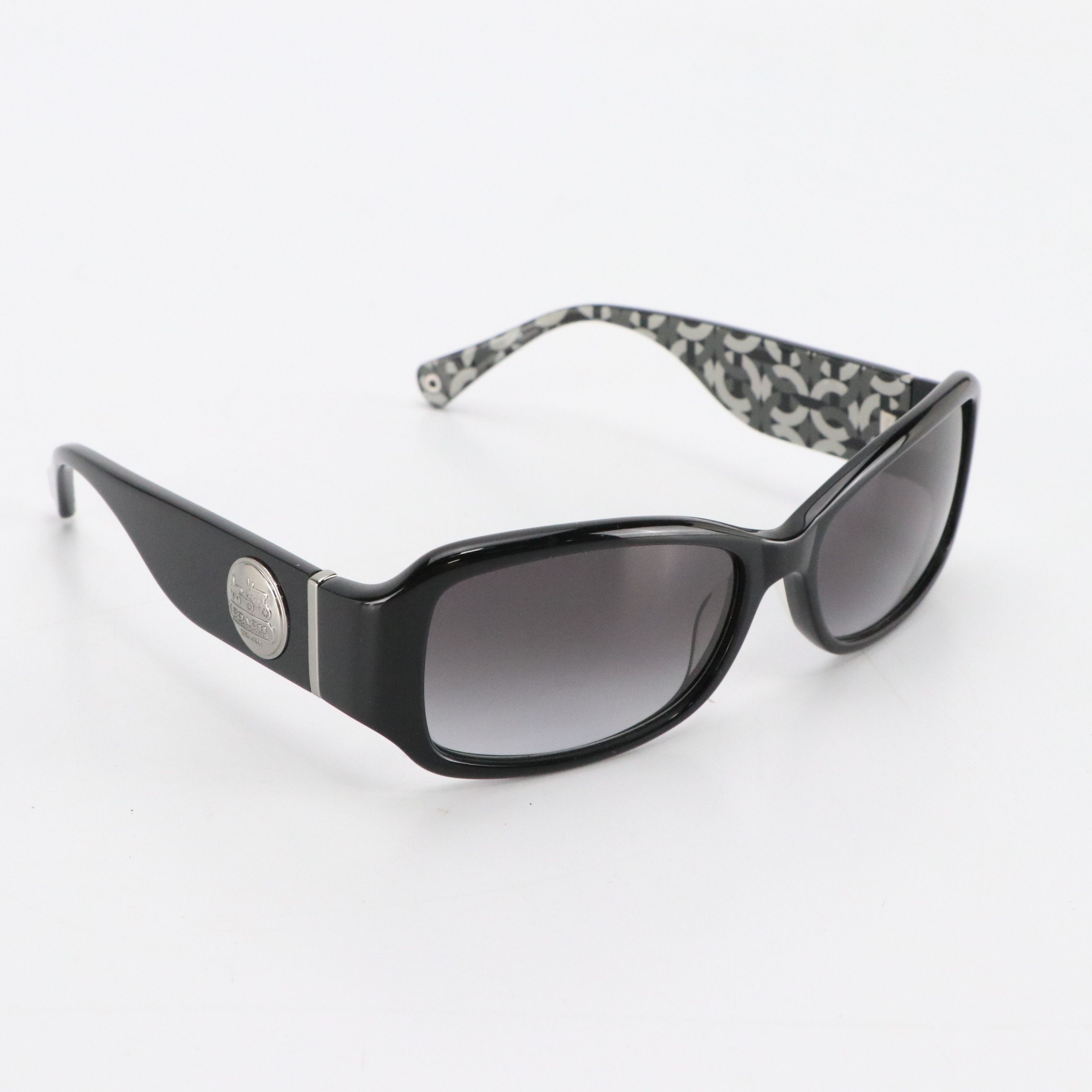 Coach Oversized Brown and Rectangular Black Sunglasses, With Case