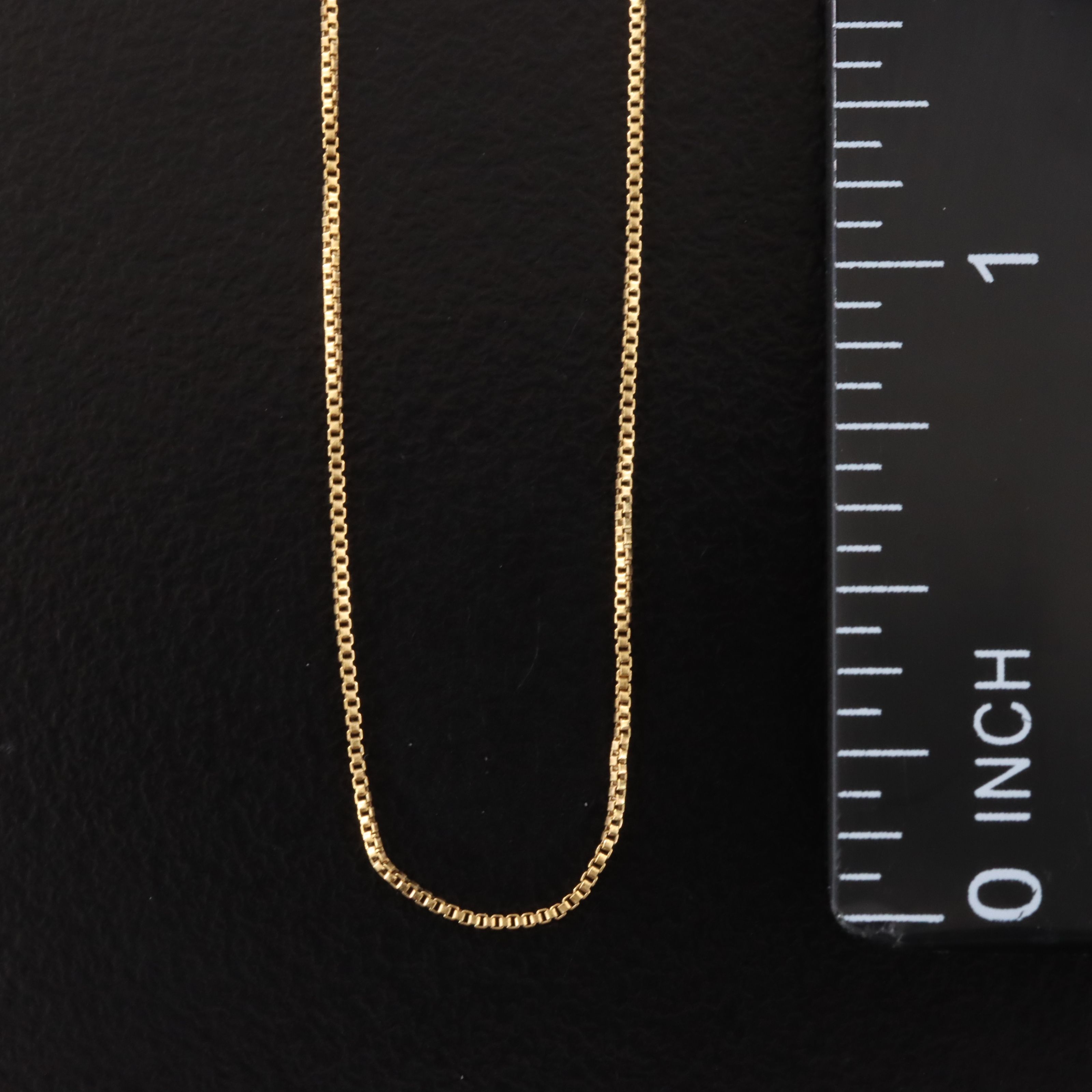 14K Box Chain Necklace