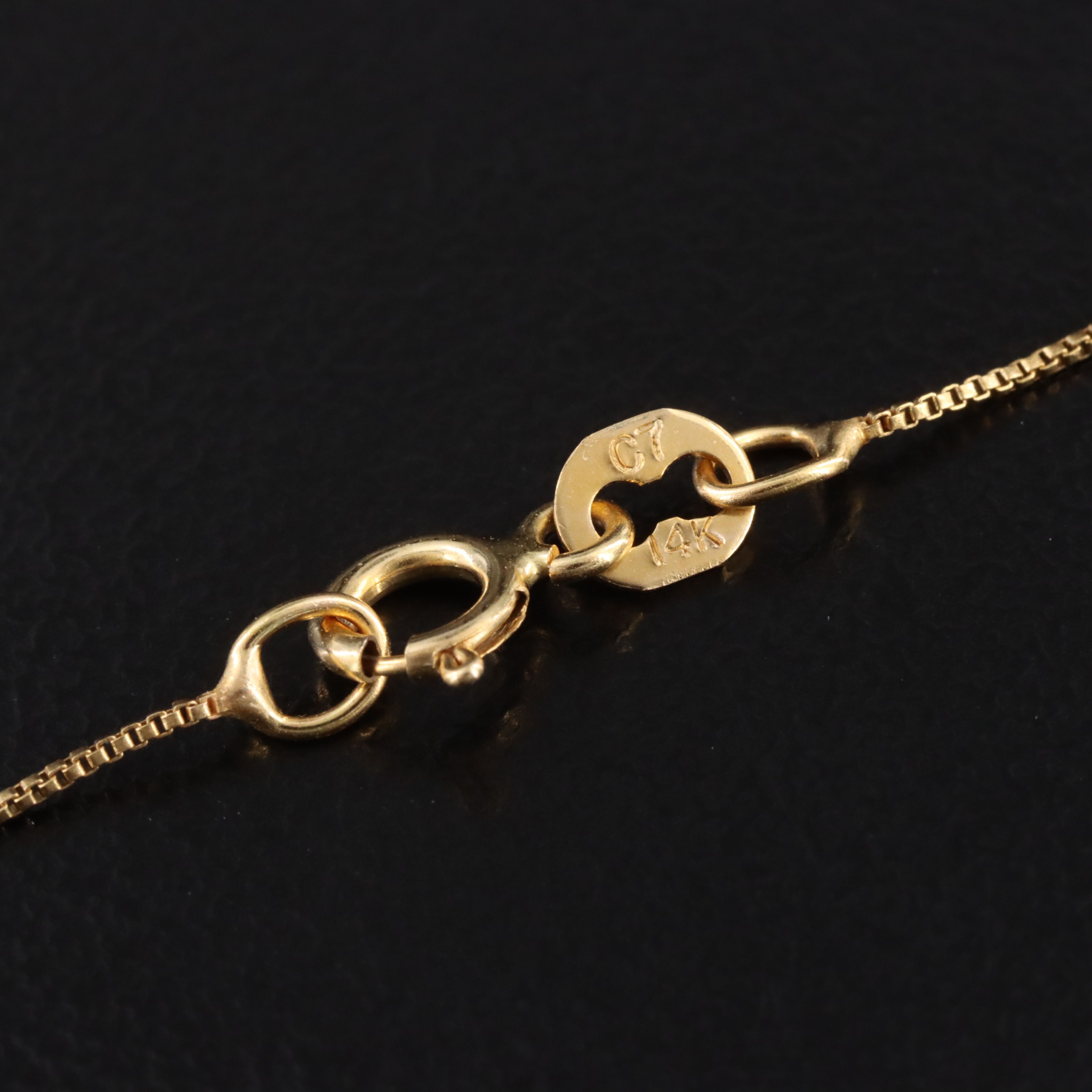 14K Box Chain Necklace