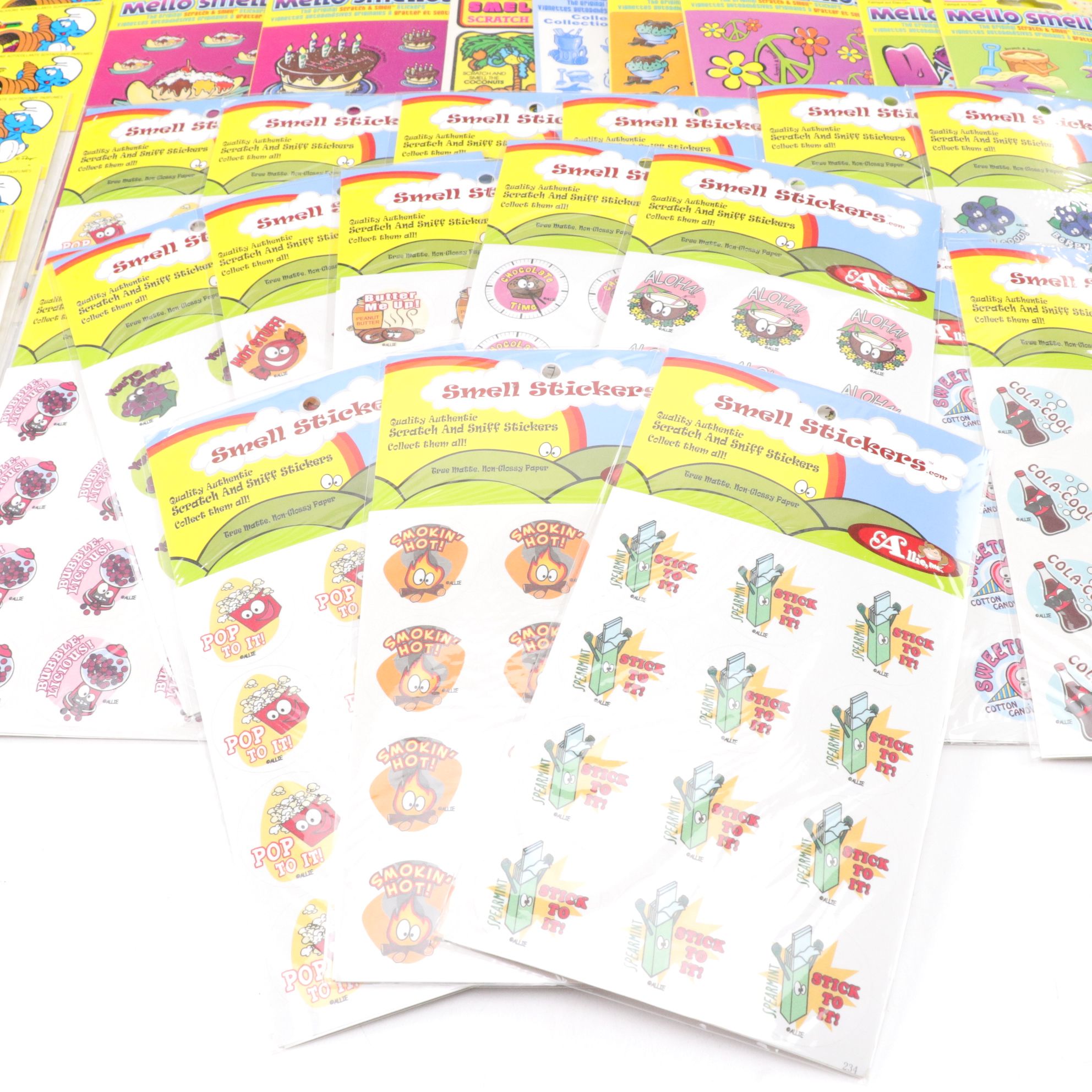 Kellogg's, Kool-Aid, Hershey's and More Scratch and Sniff Stickers, Late 20th C.