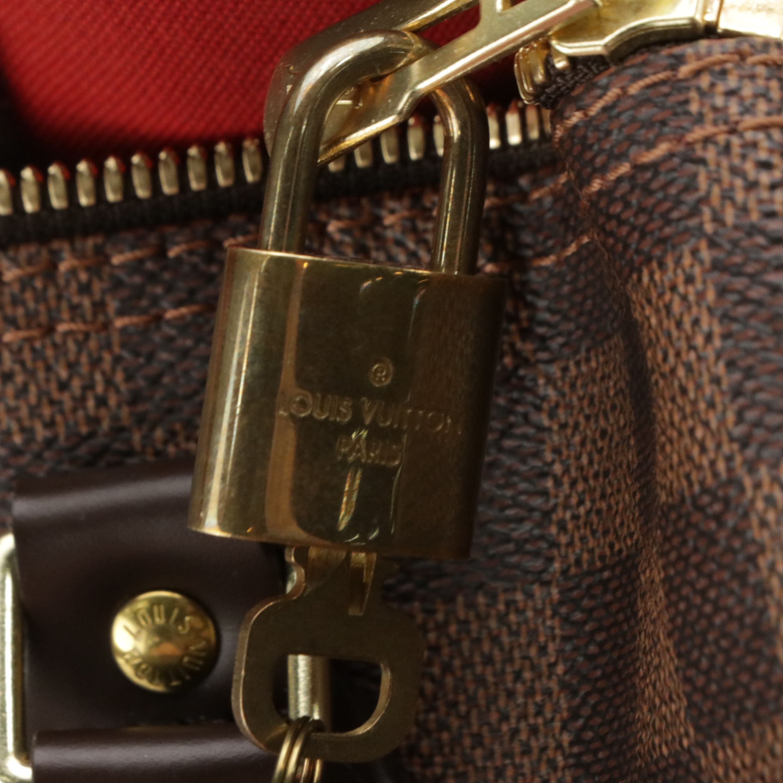 Louis Vuitton Speedy Bandoulière 30 Two-Way Bag in Damier Ebene Canvas & Leather