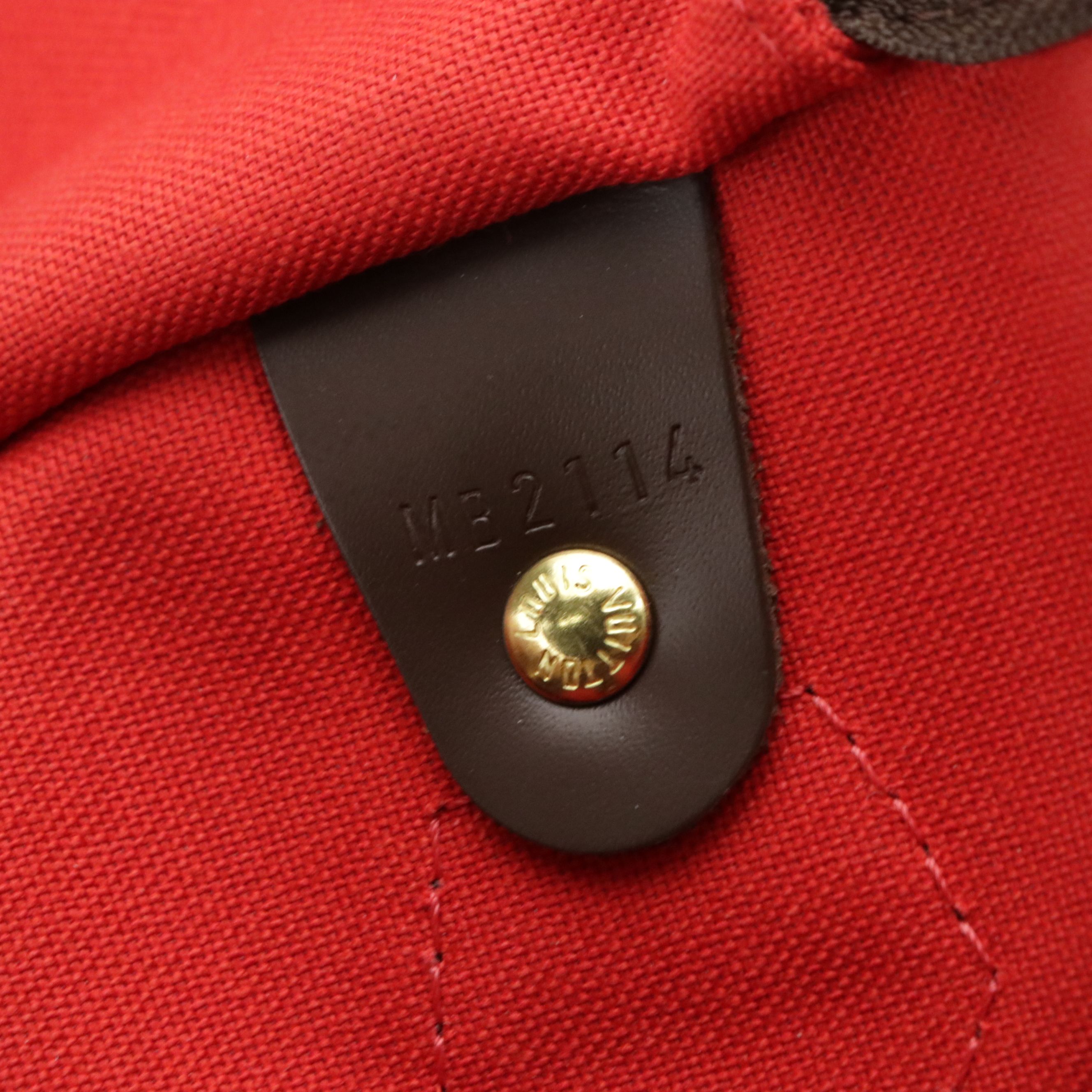 Louis Vuitton Speedy Bandoulière 30 Two-Way Bag in Damier Ebene Canvas & Leather