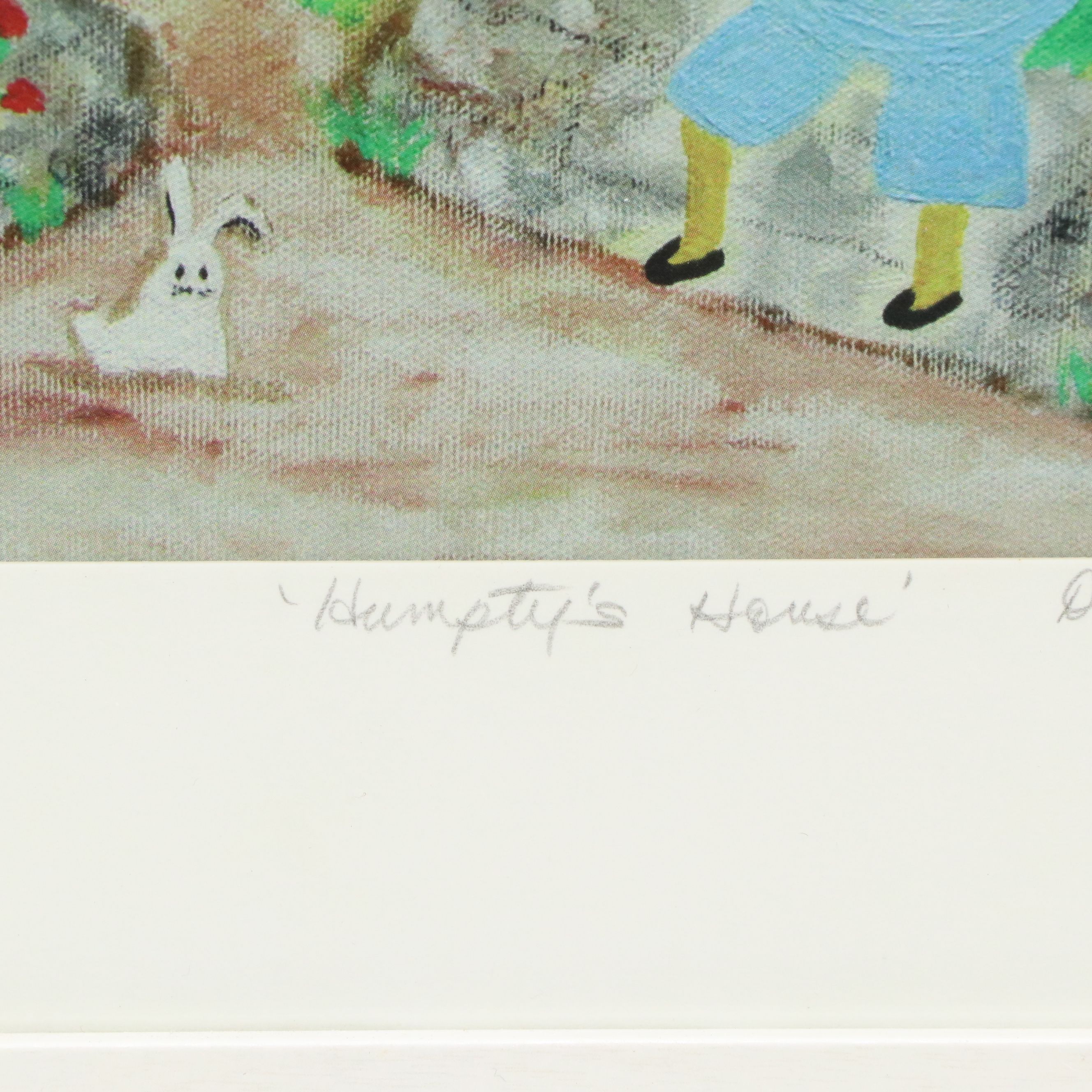 Diane Pape Offset Lithographs "Humpty's House" and "Little Red Riding Hood"