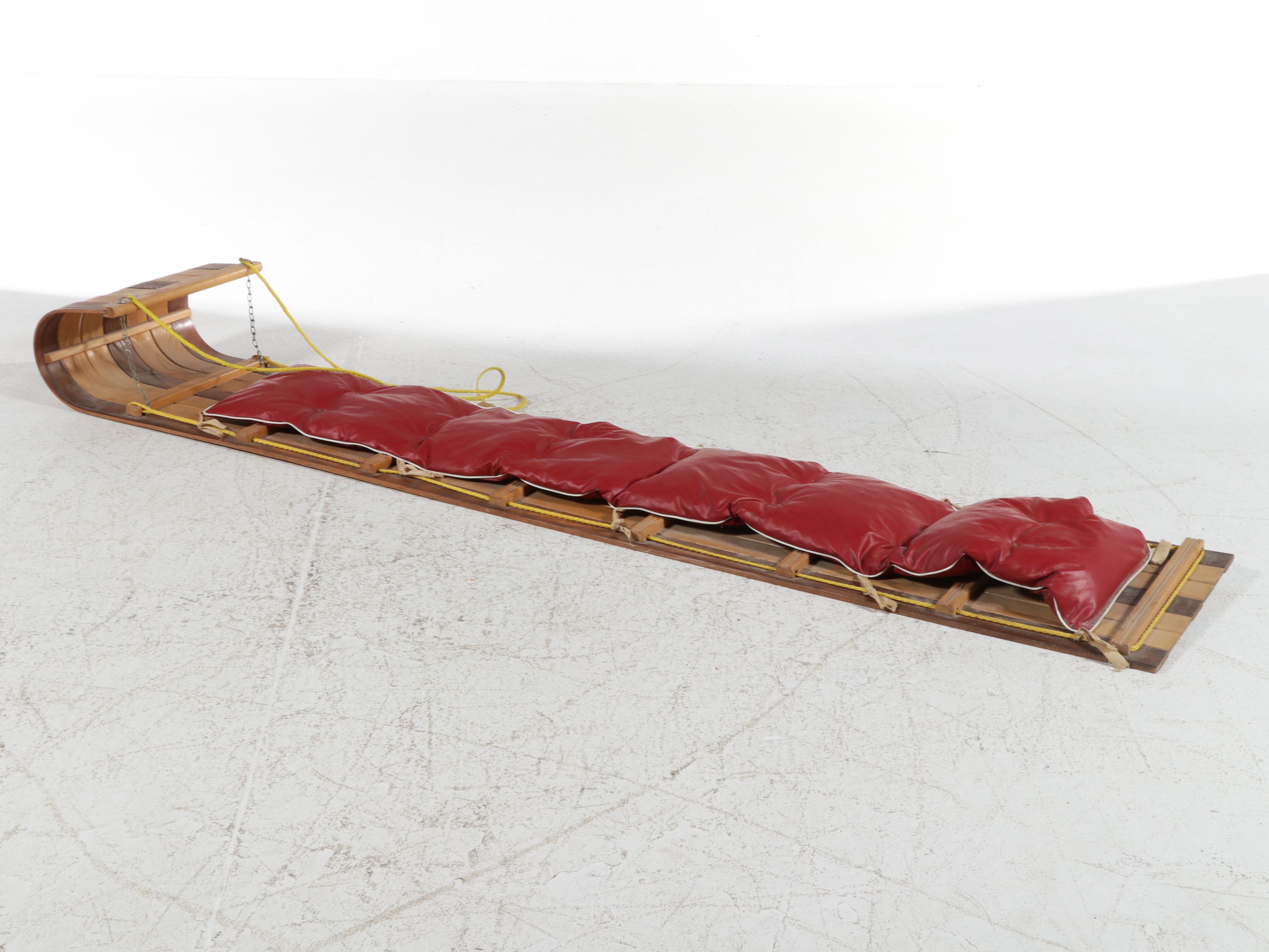 Paris Wooden Toboggan, Mid-20th Century