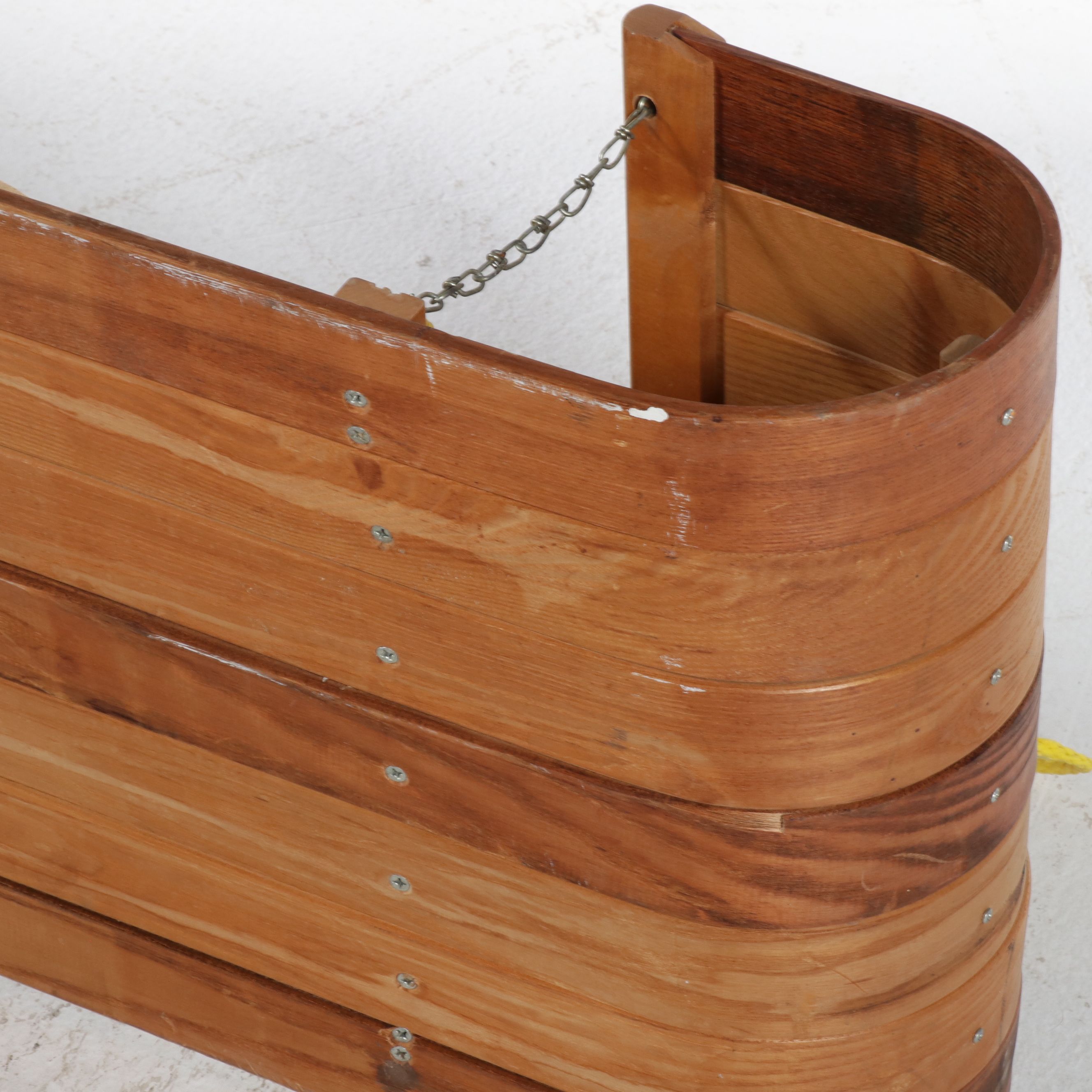 Paris Wooden Toboggan, Mid-20th Century