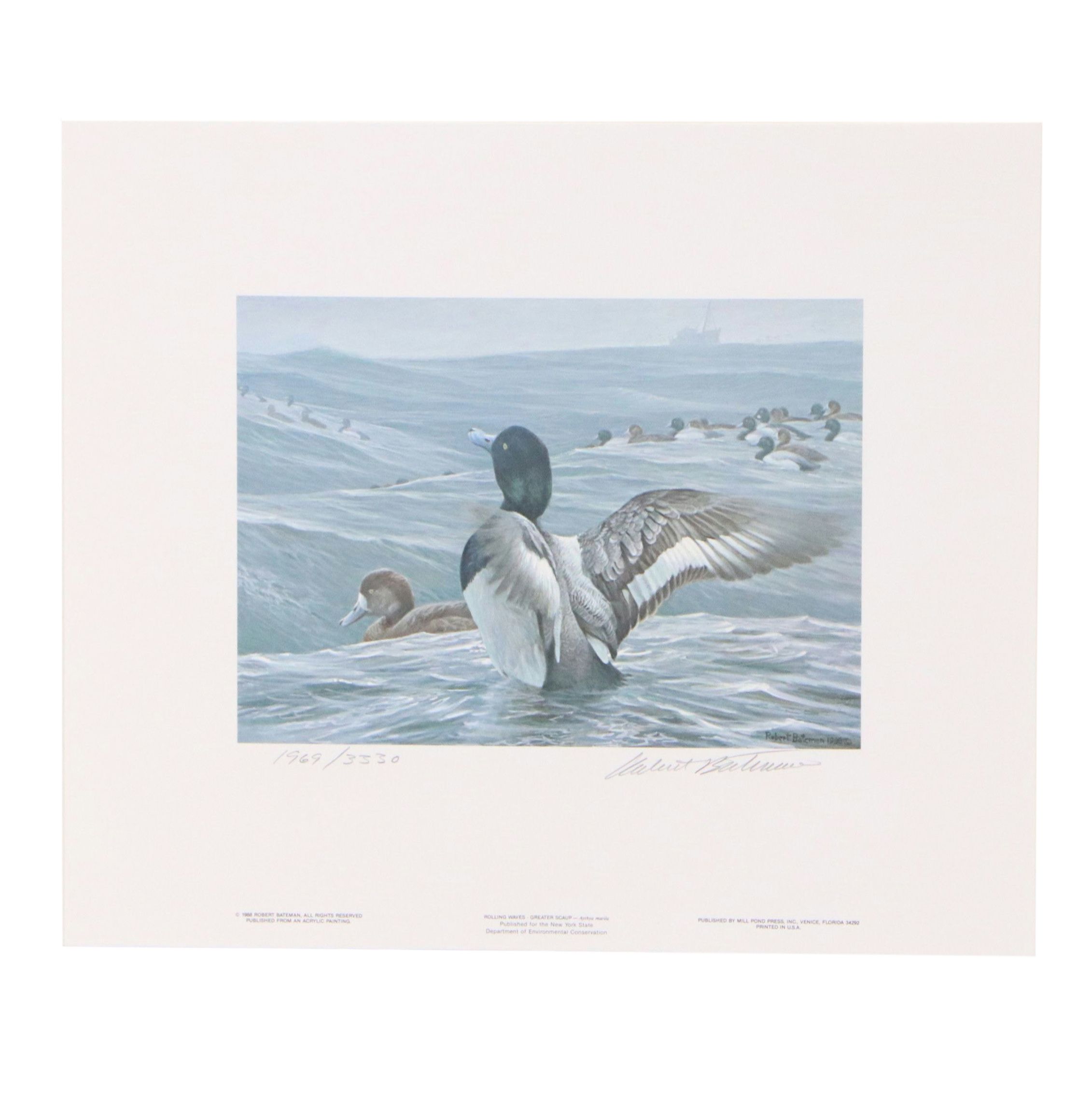 Migratory Bird Conservation Stamps and Offset Lithographs, 1980s