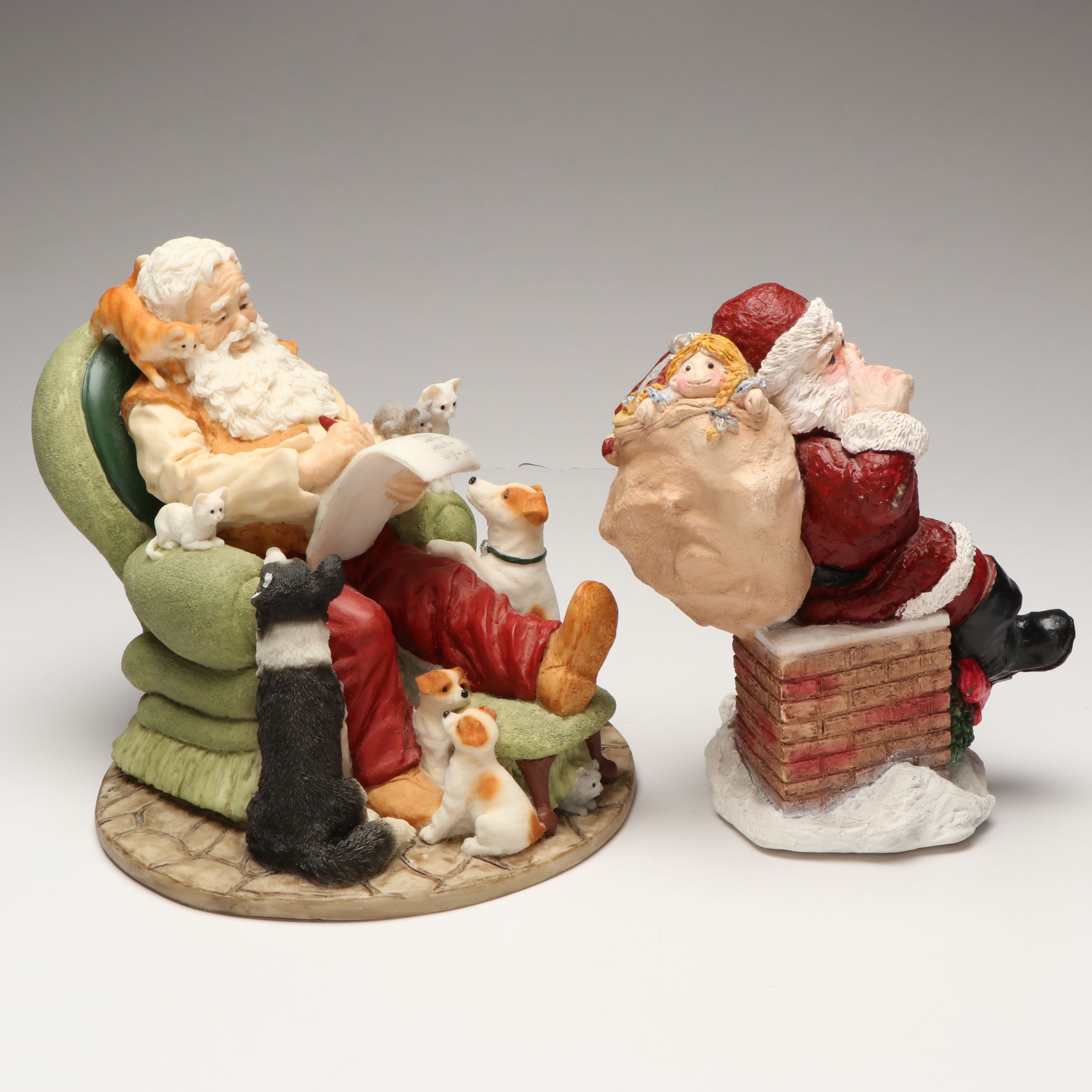 Byers' Choice Traditions Wooden Advent Calendar with More Christmas Décor