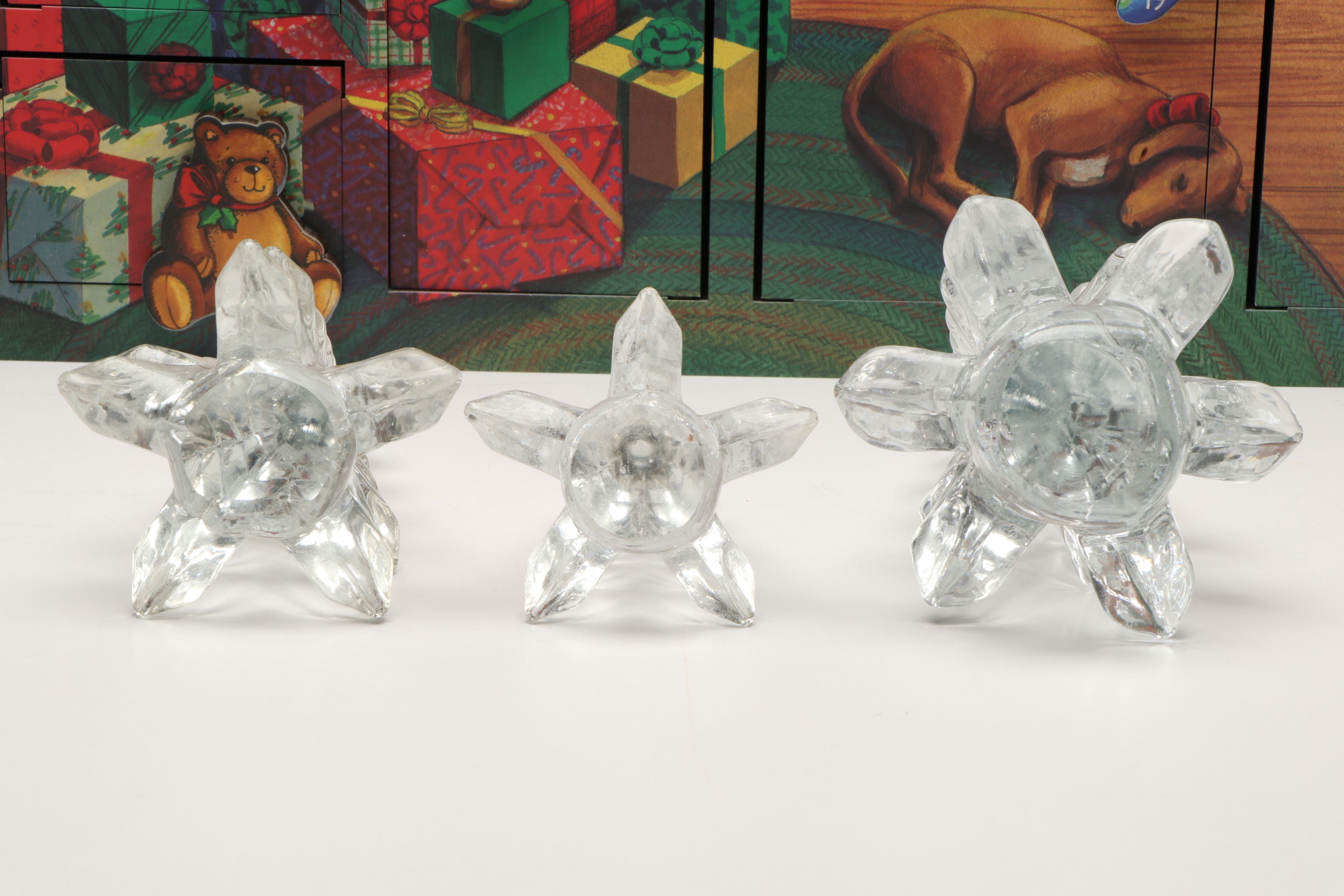 Byers' Choice Traditions Wooden Advent Calendar with More Christmas Décor