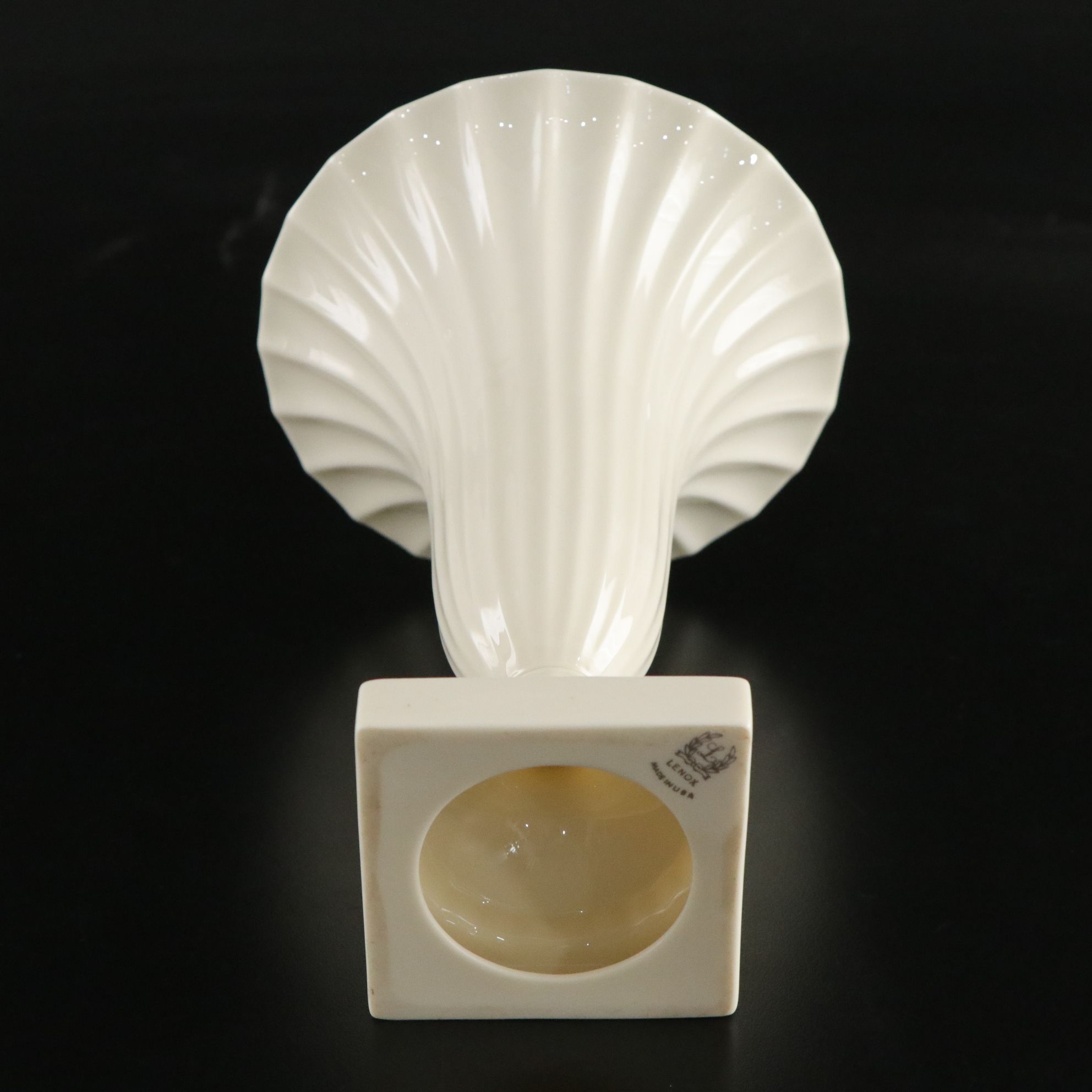 Lenox "Regal" Trumpet Vase with DeLuxe Milk Glass & Etched Glass Cylinder Vases