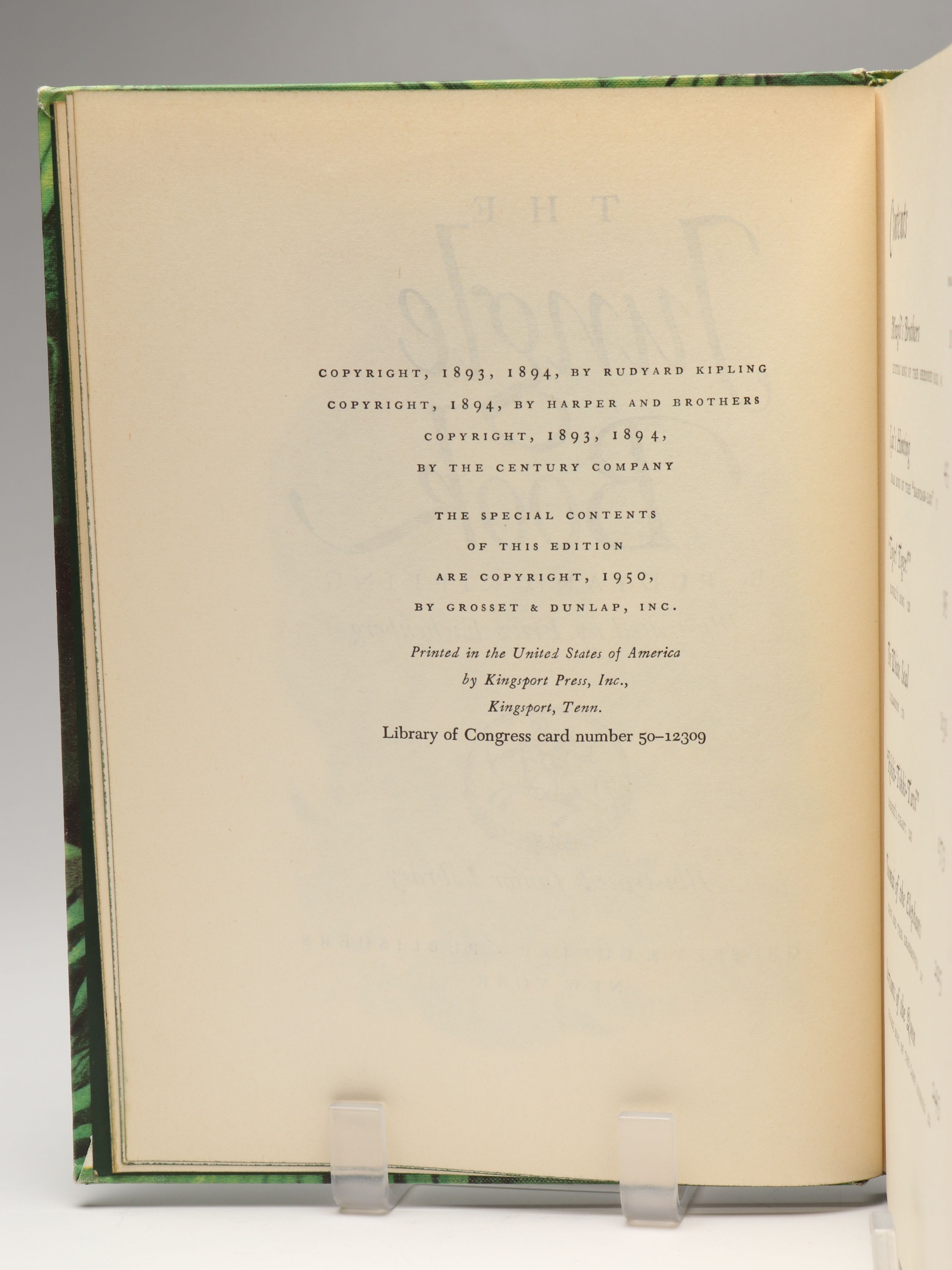 "Jungle Book" and More Illustrated Junior Library Books, Mid-20th C.