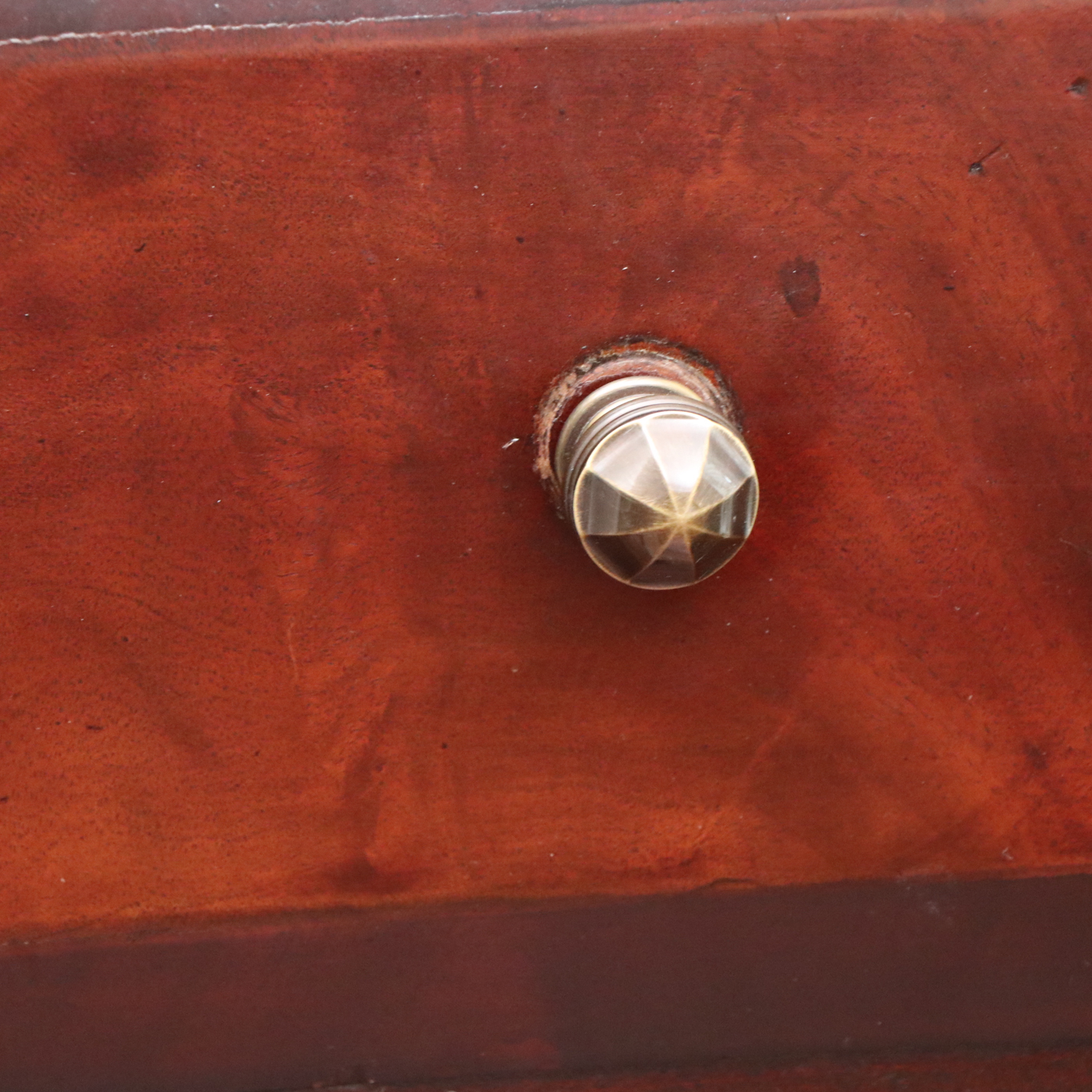 American Empire Flame Mahogany Four-Drawer Chest, 19th Century