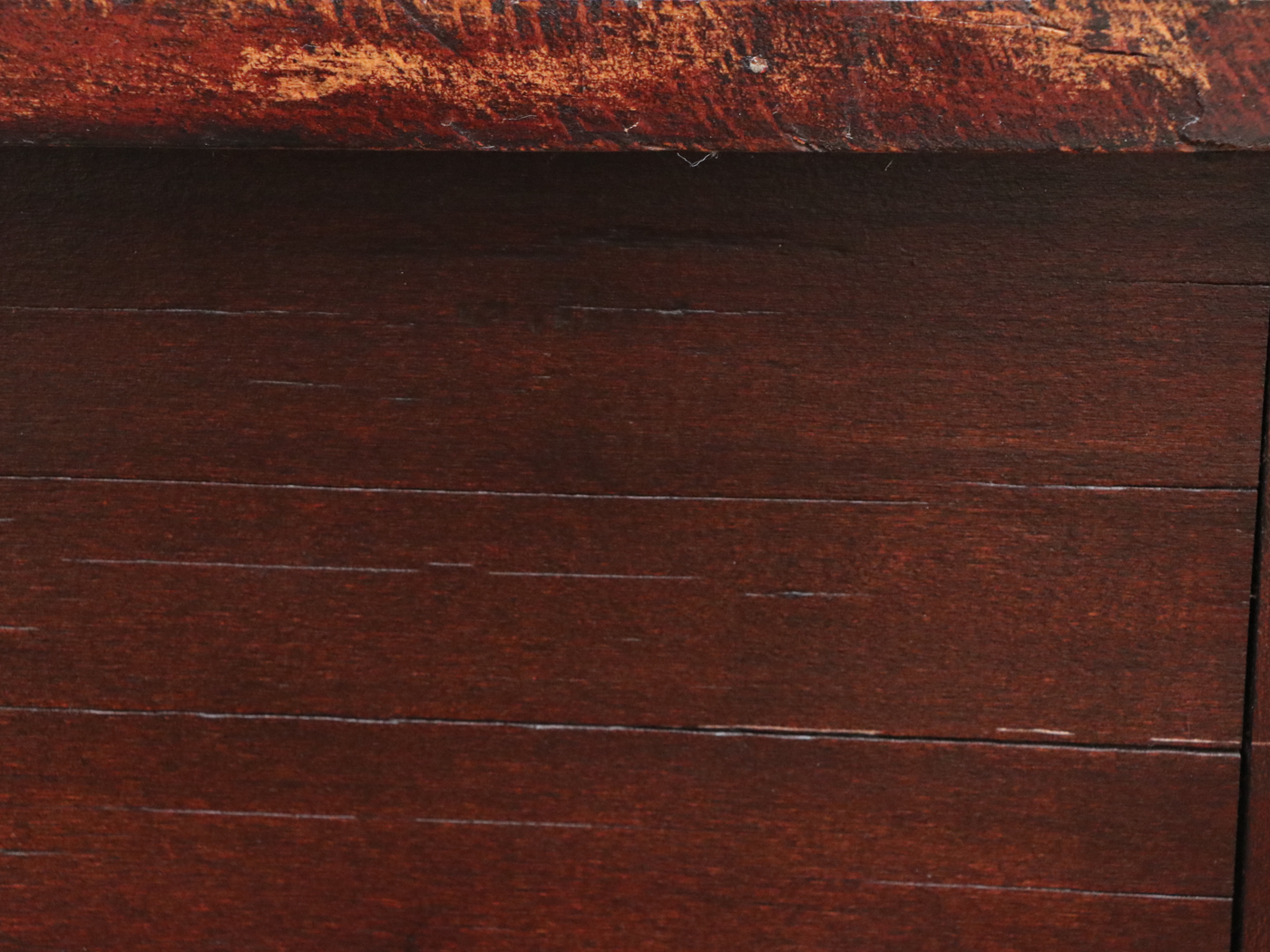 American Empire Flame Mahogany Four-Drawer Chest, 19th Century