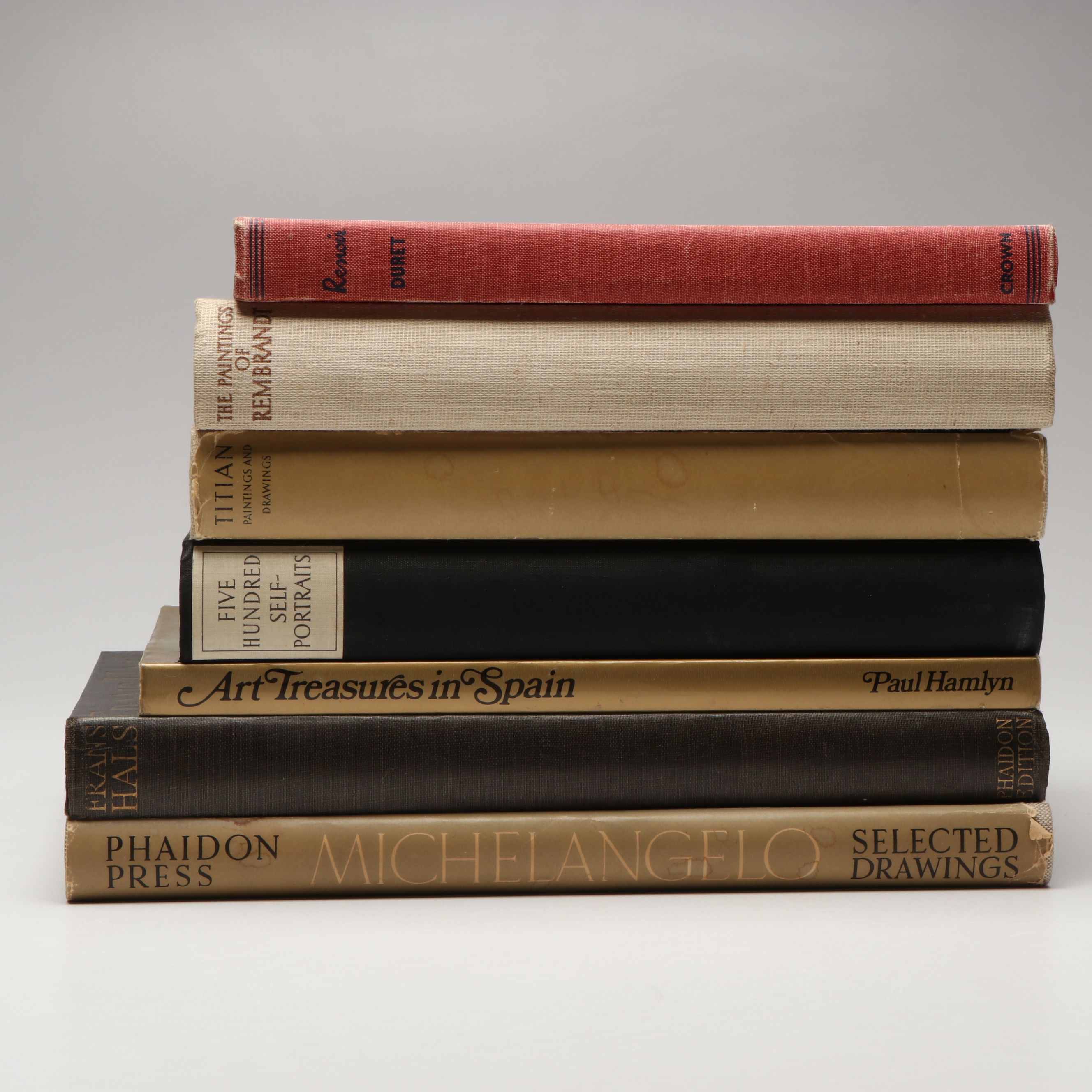 "Michelangelo," "Titian," "Rembrandt" and More European Art Books, Mid-20th C.