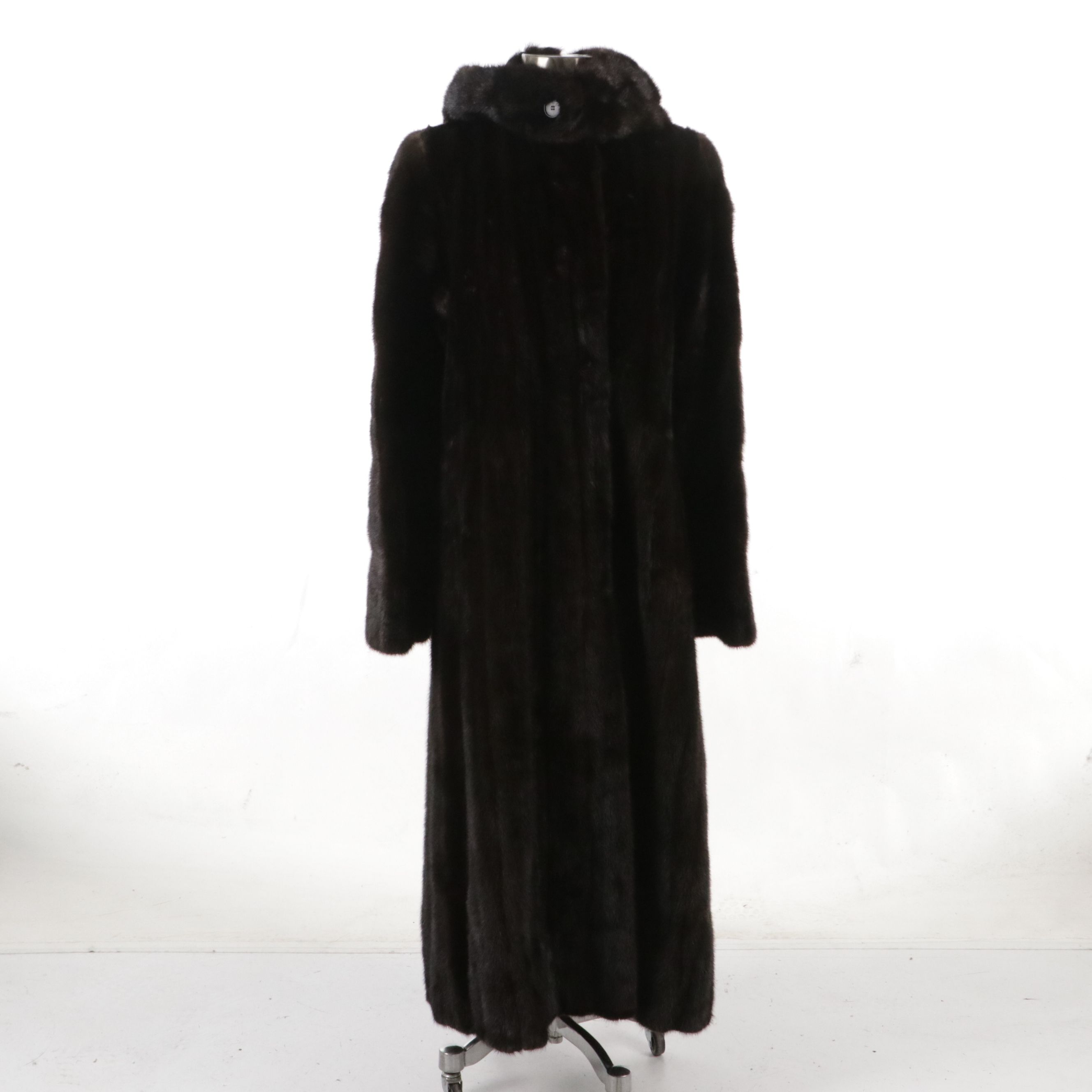 Mink Fur Full-Length Hooded Coat from Diutsh Furs