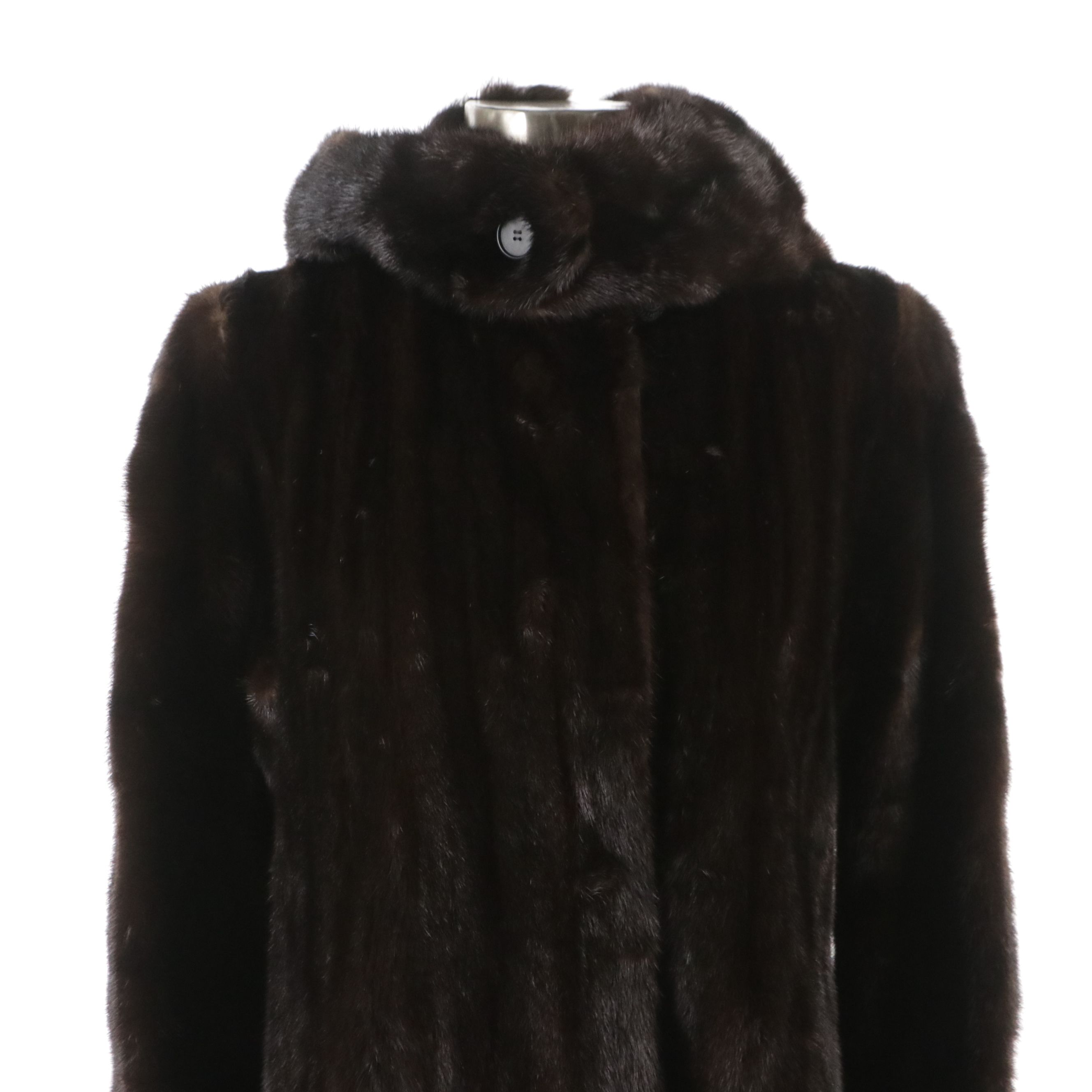 Mink Fur Full-Length Hooded Coat from Diutsh Furs