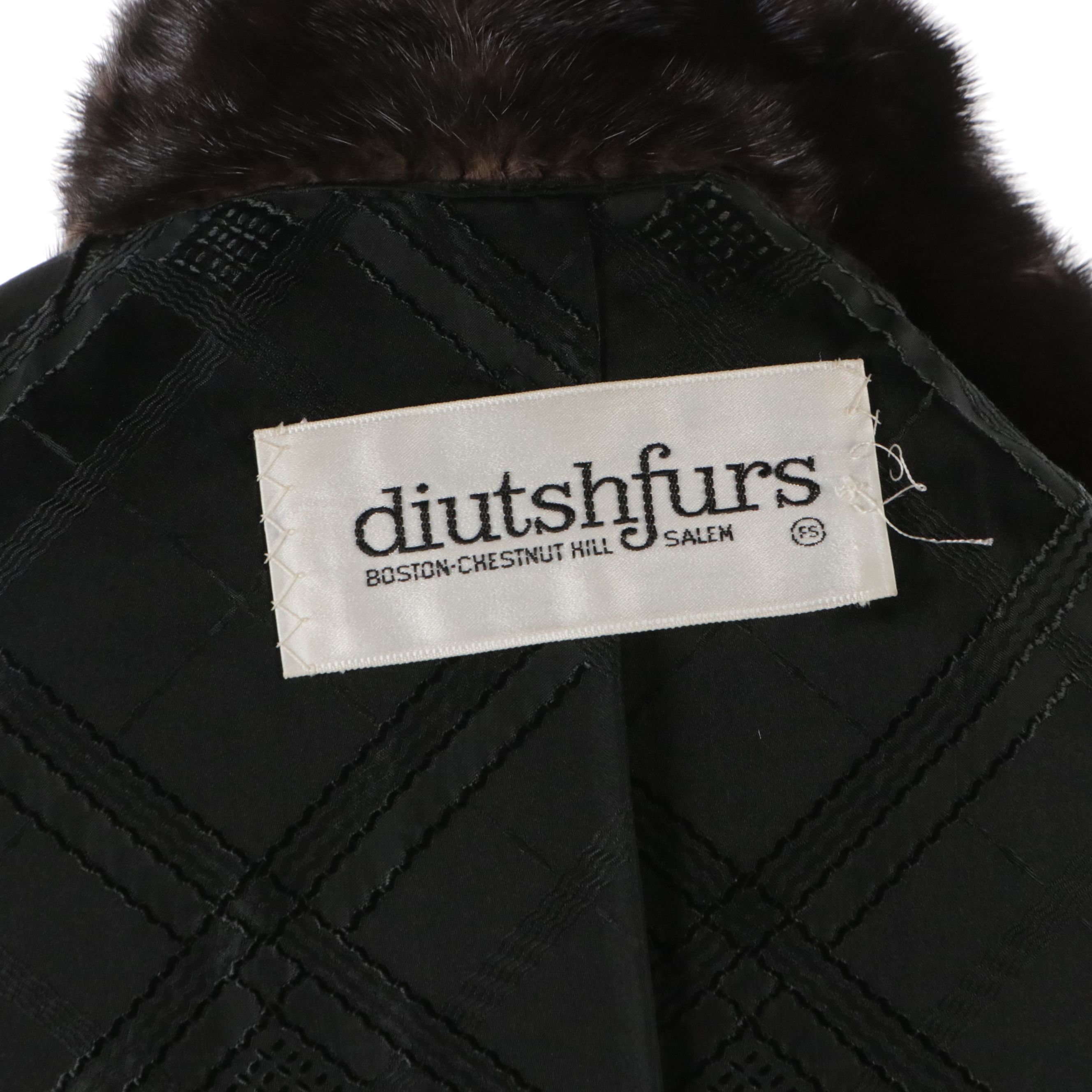 Mink Fur Full-Length Hooded Coat from Diutsh Furs