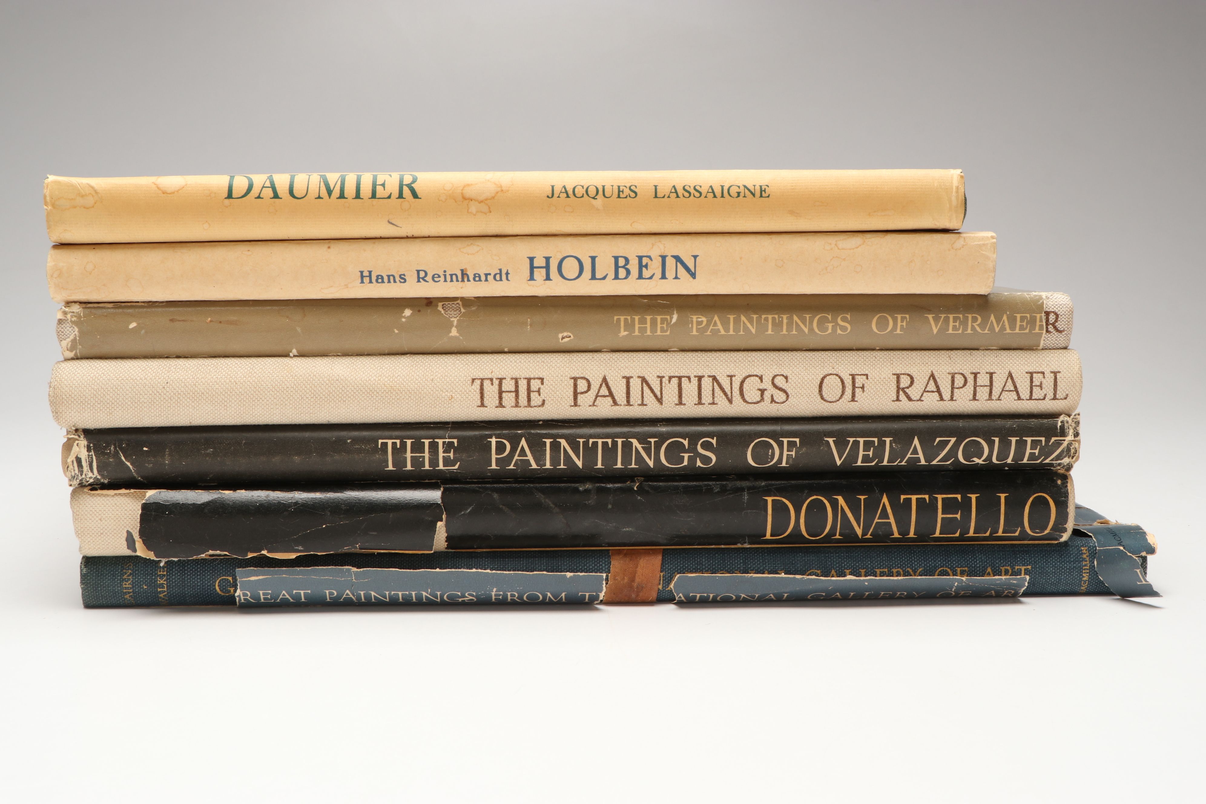 "Raphael," "Vermeer," "Holbein" and More Old Master Art Books, Mid-20th C.