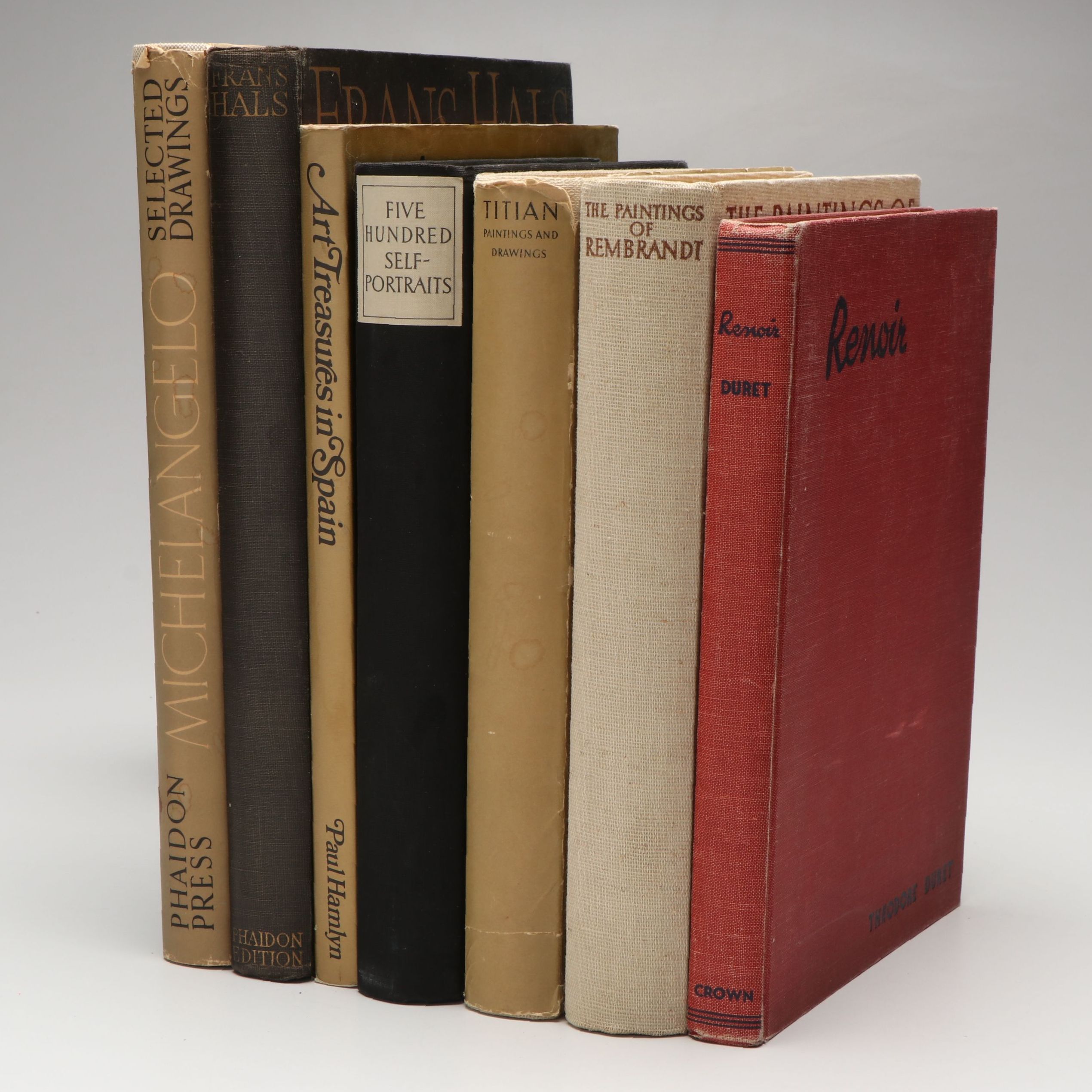 "Michelangelo," "Titian," "Rembrandt" and More European Art Books, Mid-20th C.