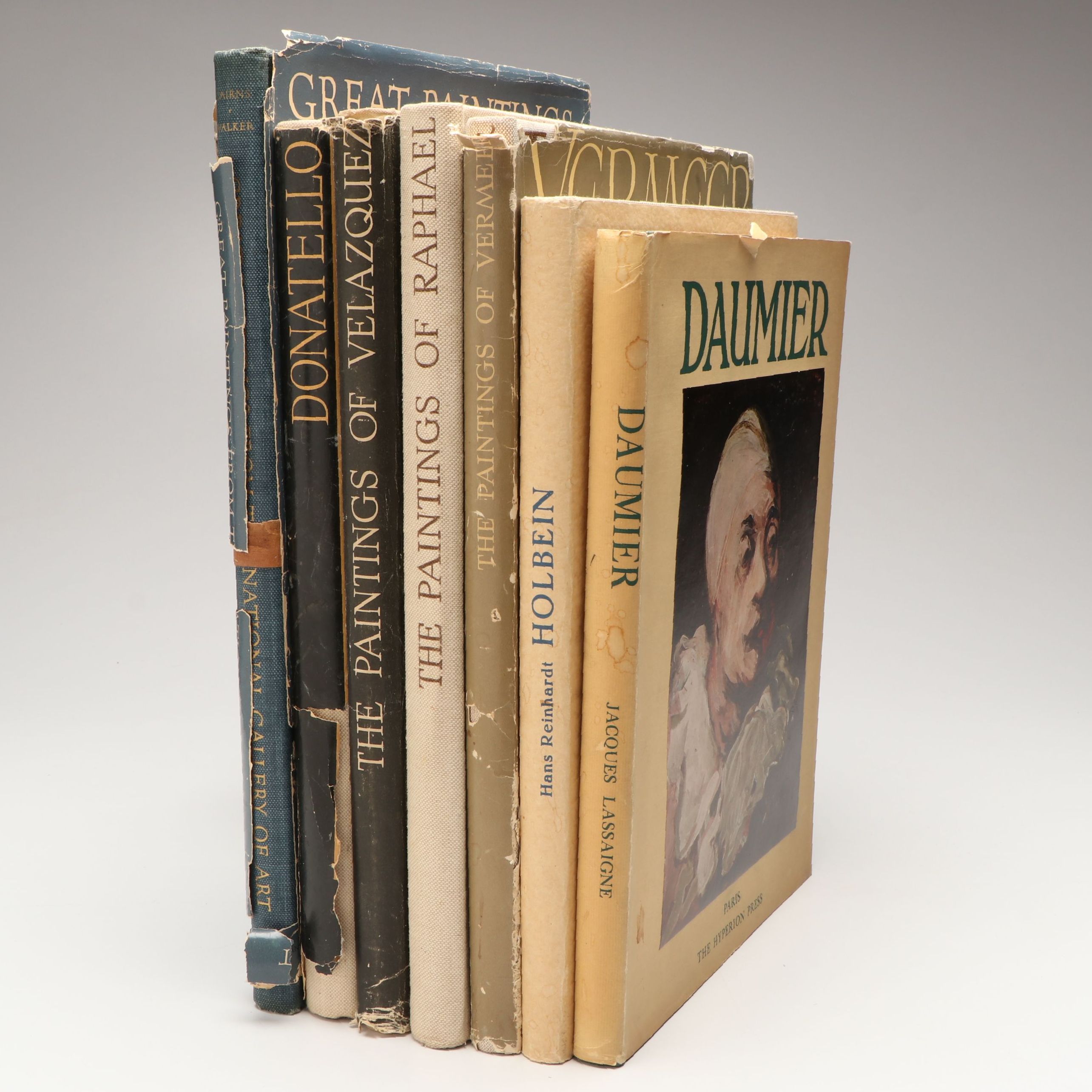 "Raphael," "Vermeer," "Holbein" and More Old Master Art Books, Mid-20th C.